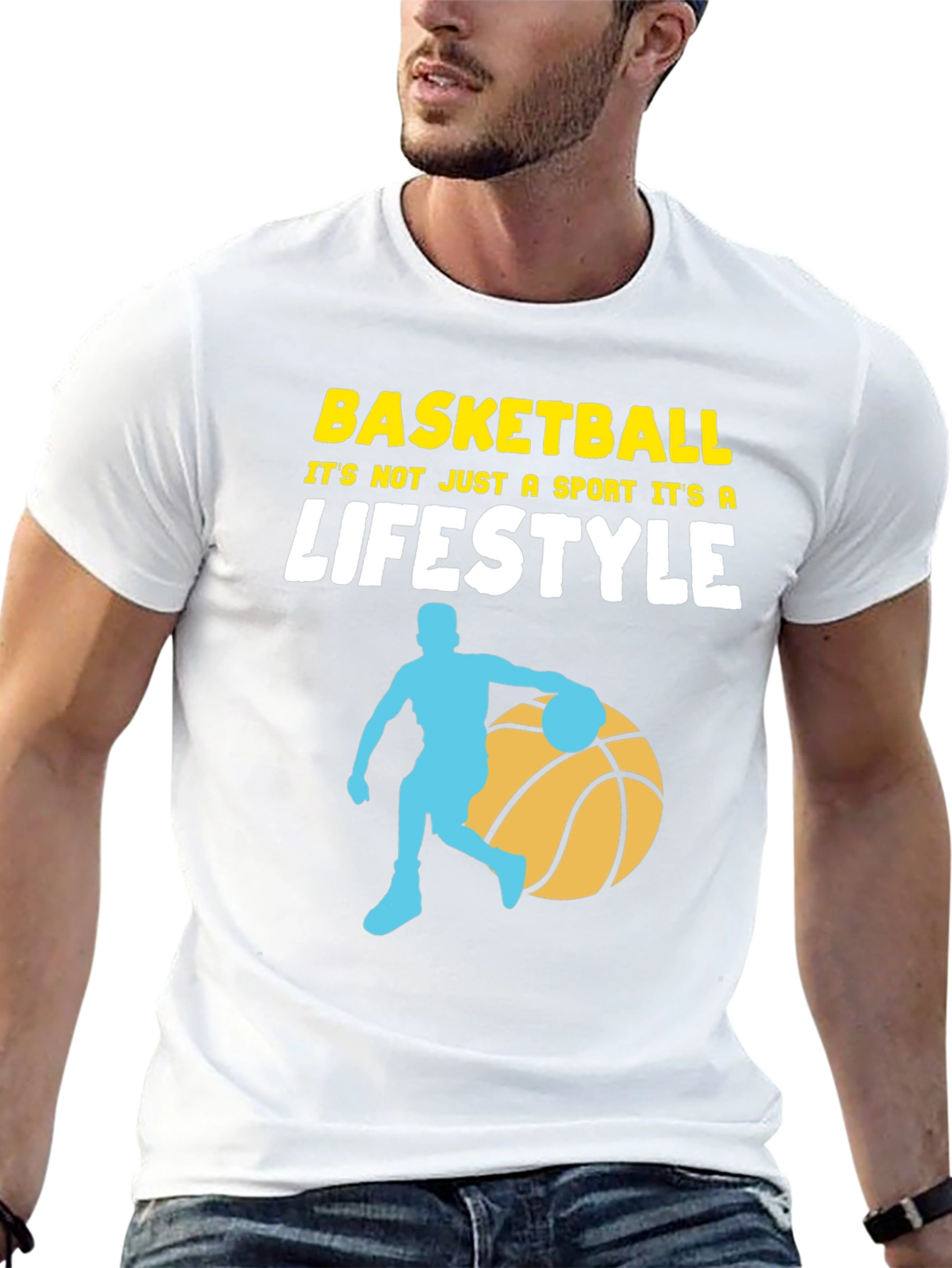 Basketball Lifestyle Graphic T-Shirt