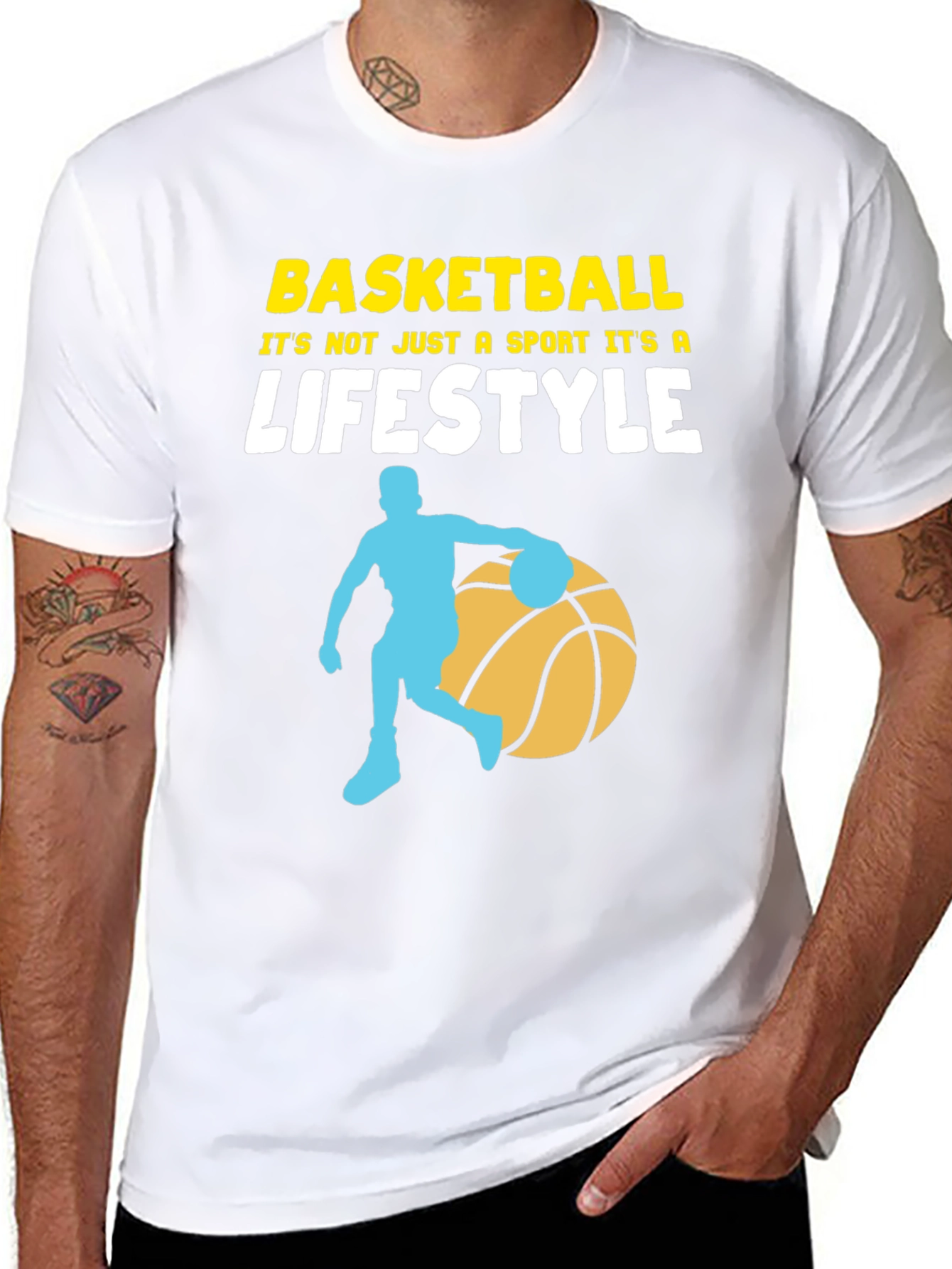 Basketball Lifestyle Graphic T-Shirt