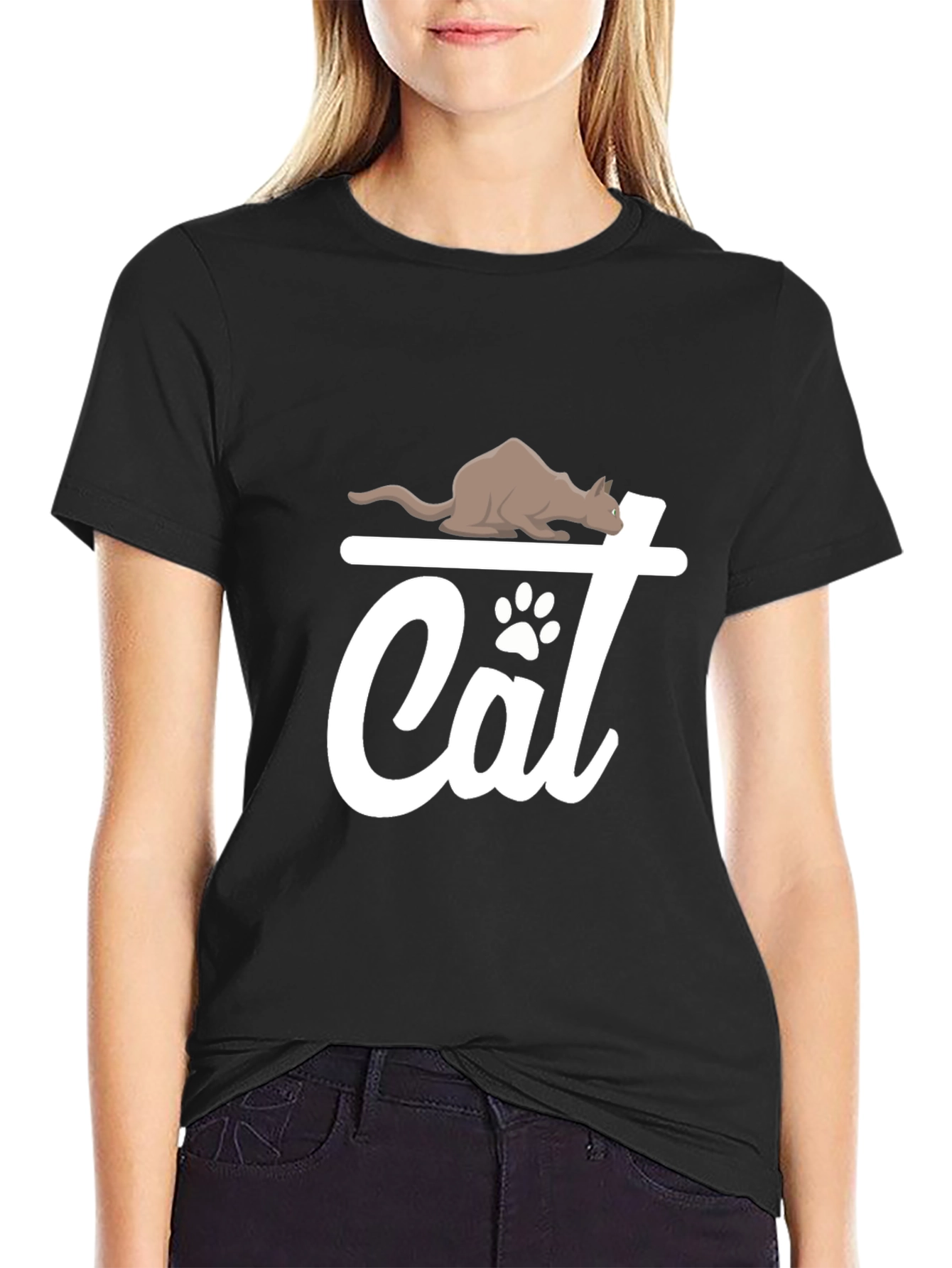 Cat Lover T-Shirt - Cute Feline Design