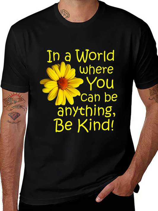 Be Kind Graphic Tee - Inspirational T-Shirt
