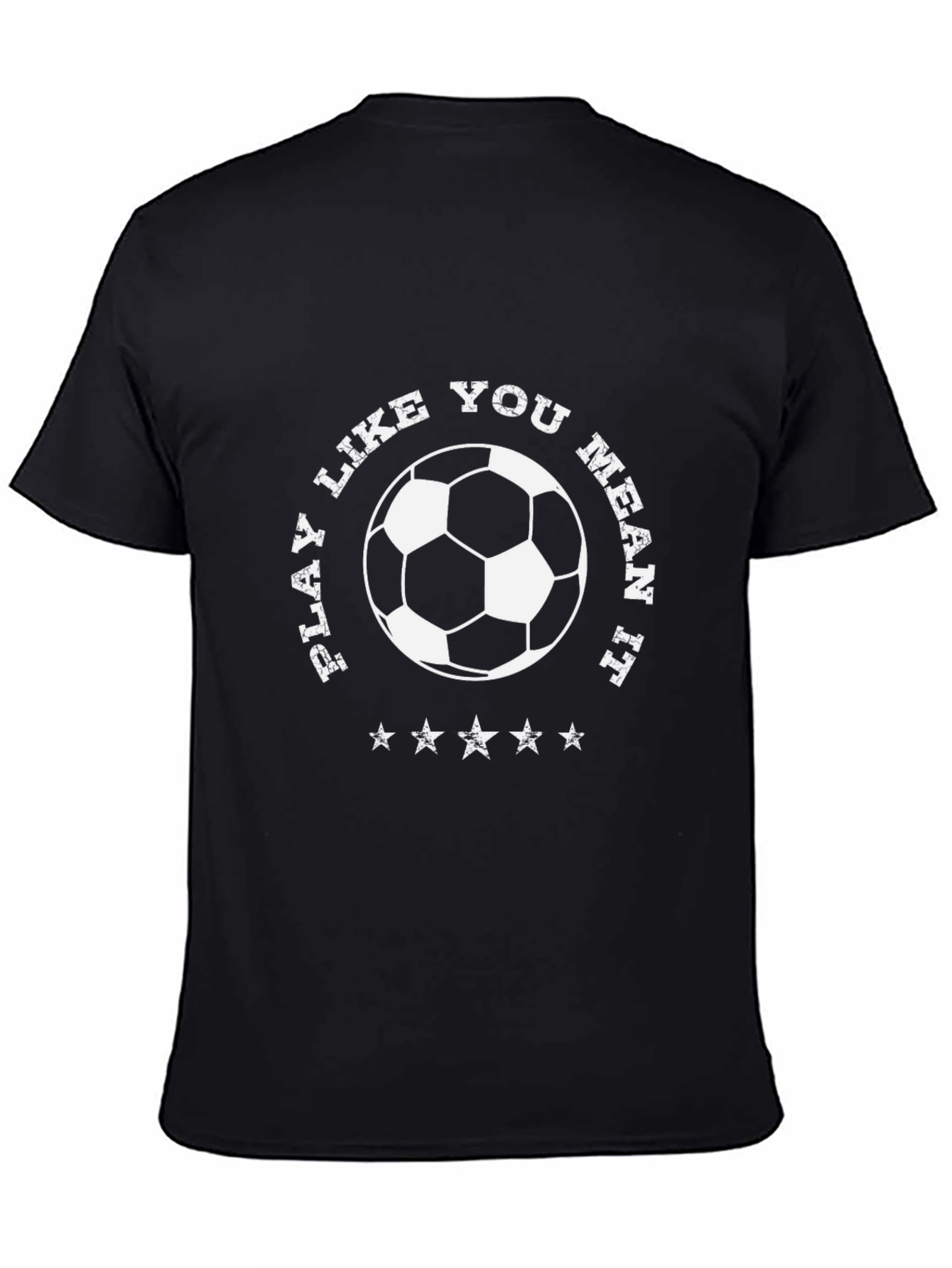 Play Like You Mean It Soccer Graphic Tee