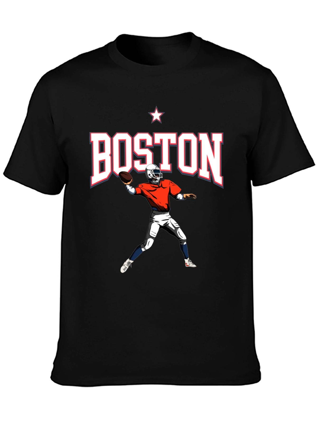 Boston Football Graphic T-Shirt