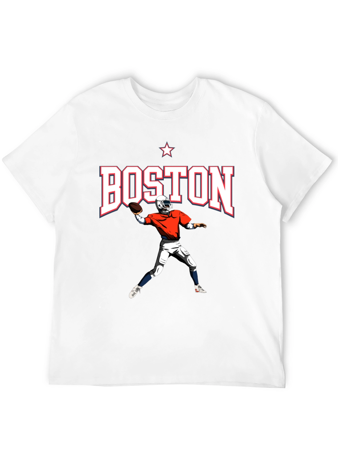 Boston Football Graphic T-Shirt