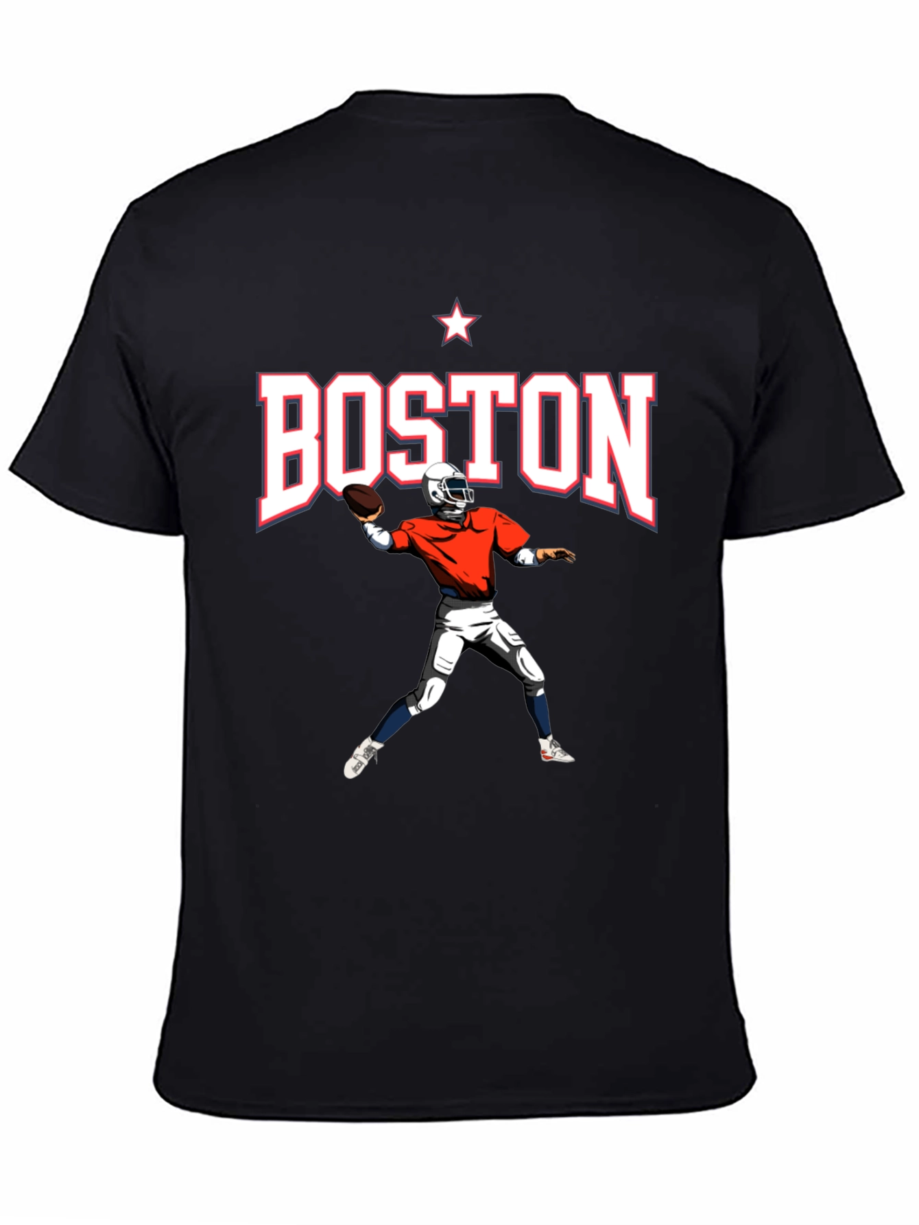 Boston Football Graphic T-Shirt