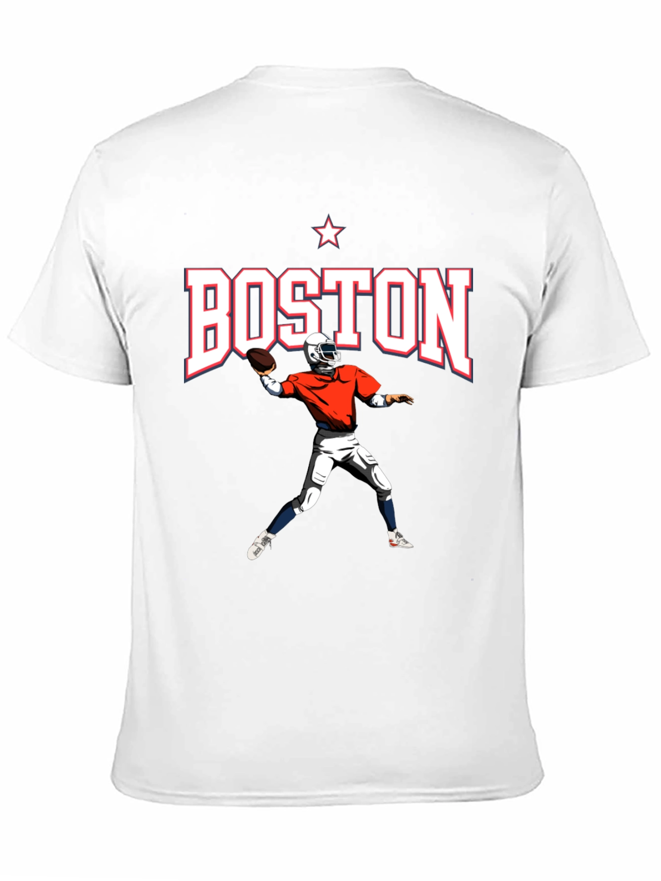 Boston Football Graphic T-Shirt