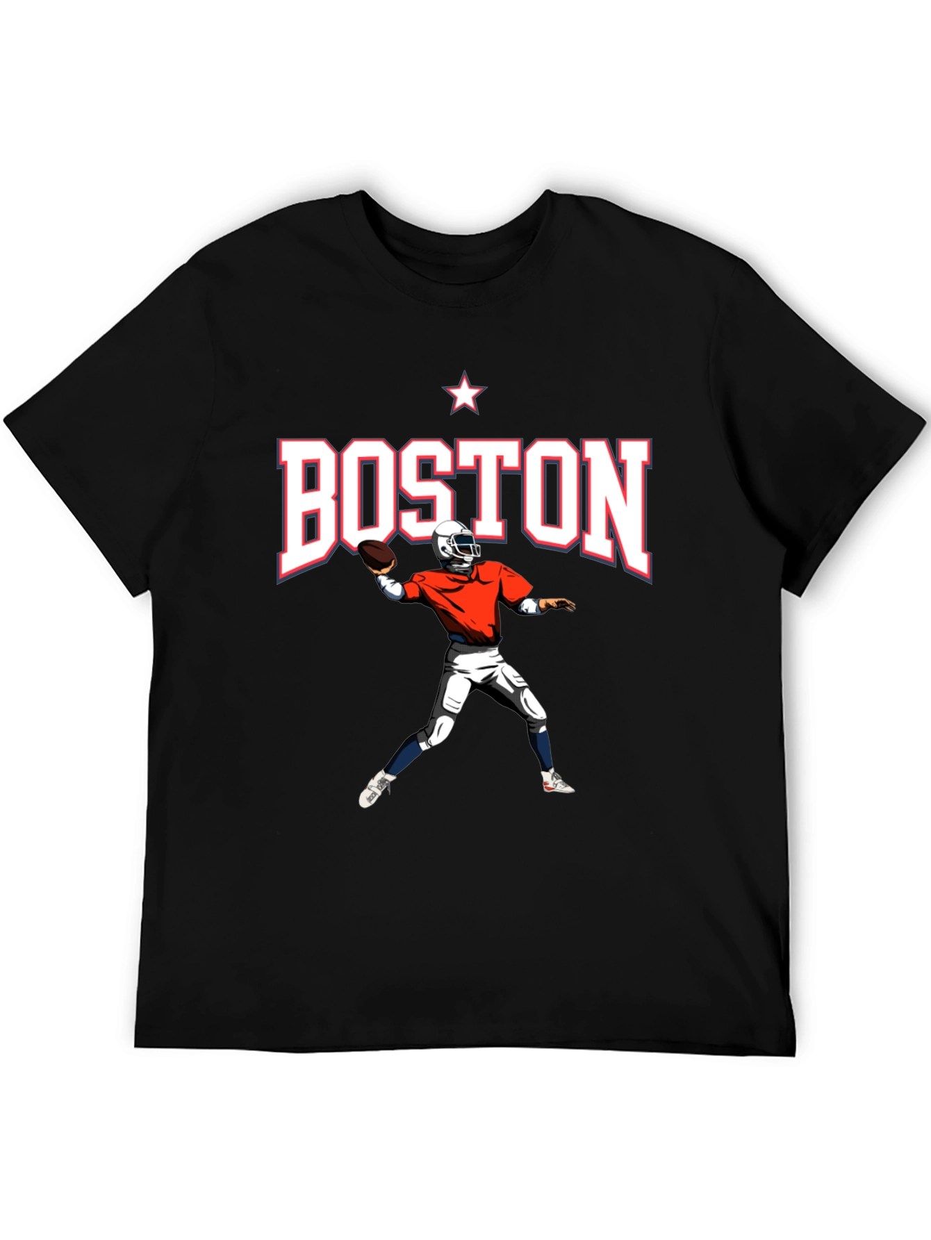 Boston Football Graphic T-Shirt