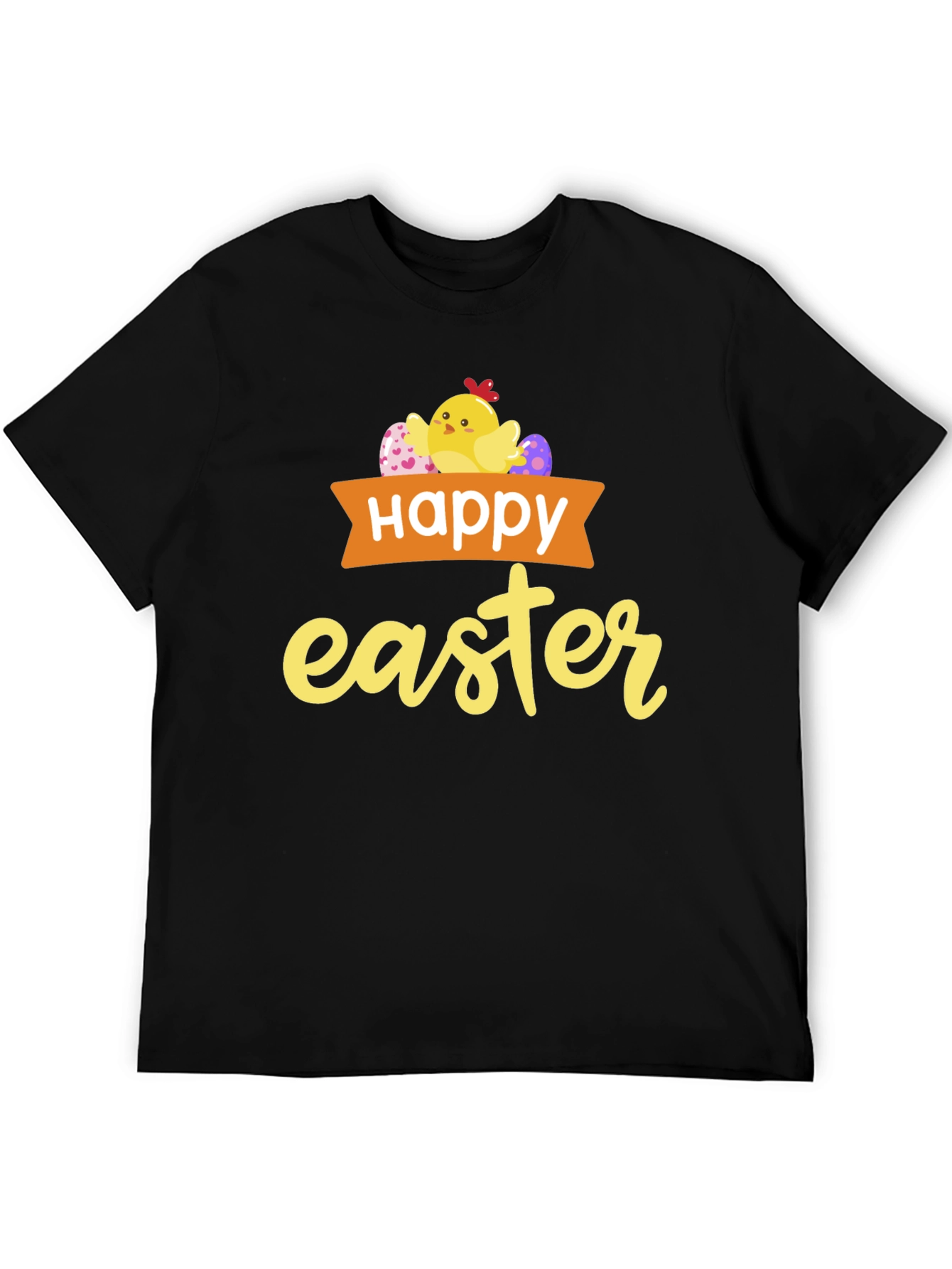 Happy Easter T-Shirt with Chick & Eggs