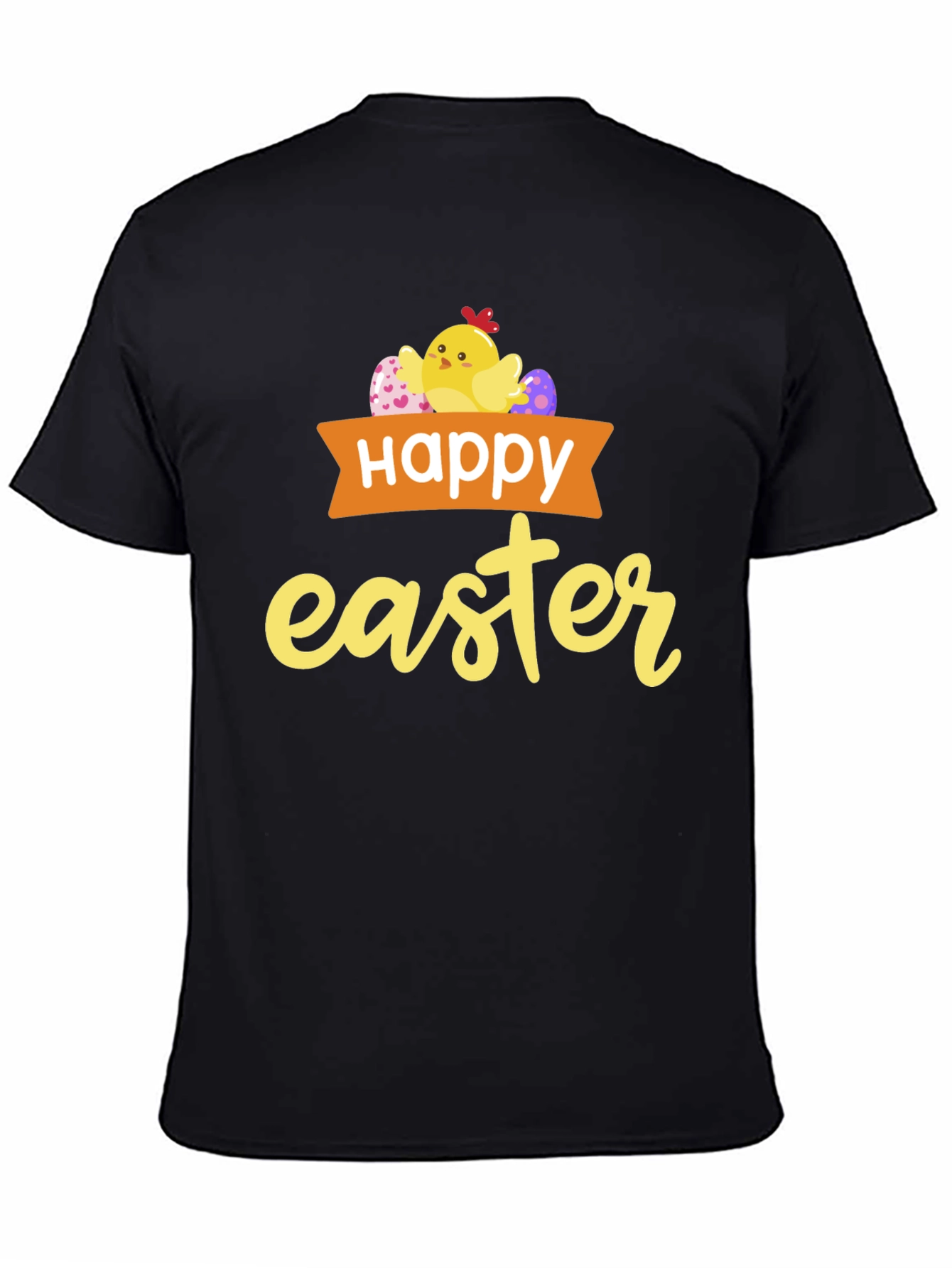 Happy Easter T-Shirt with Chick & Eggs