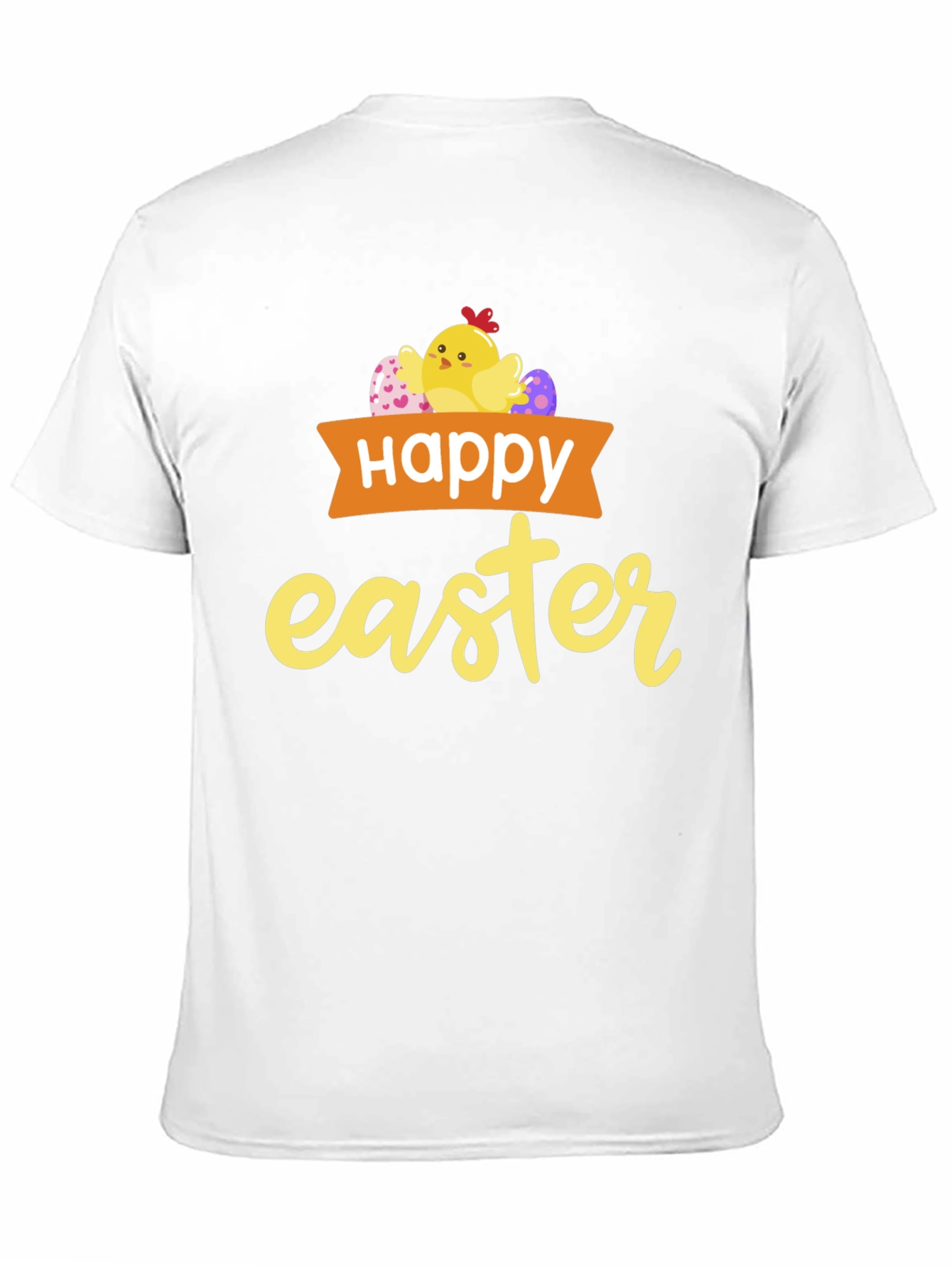 Happy Easter T-Shirt with Chick & Eggs