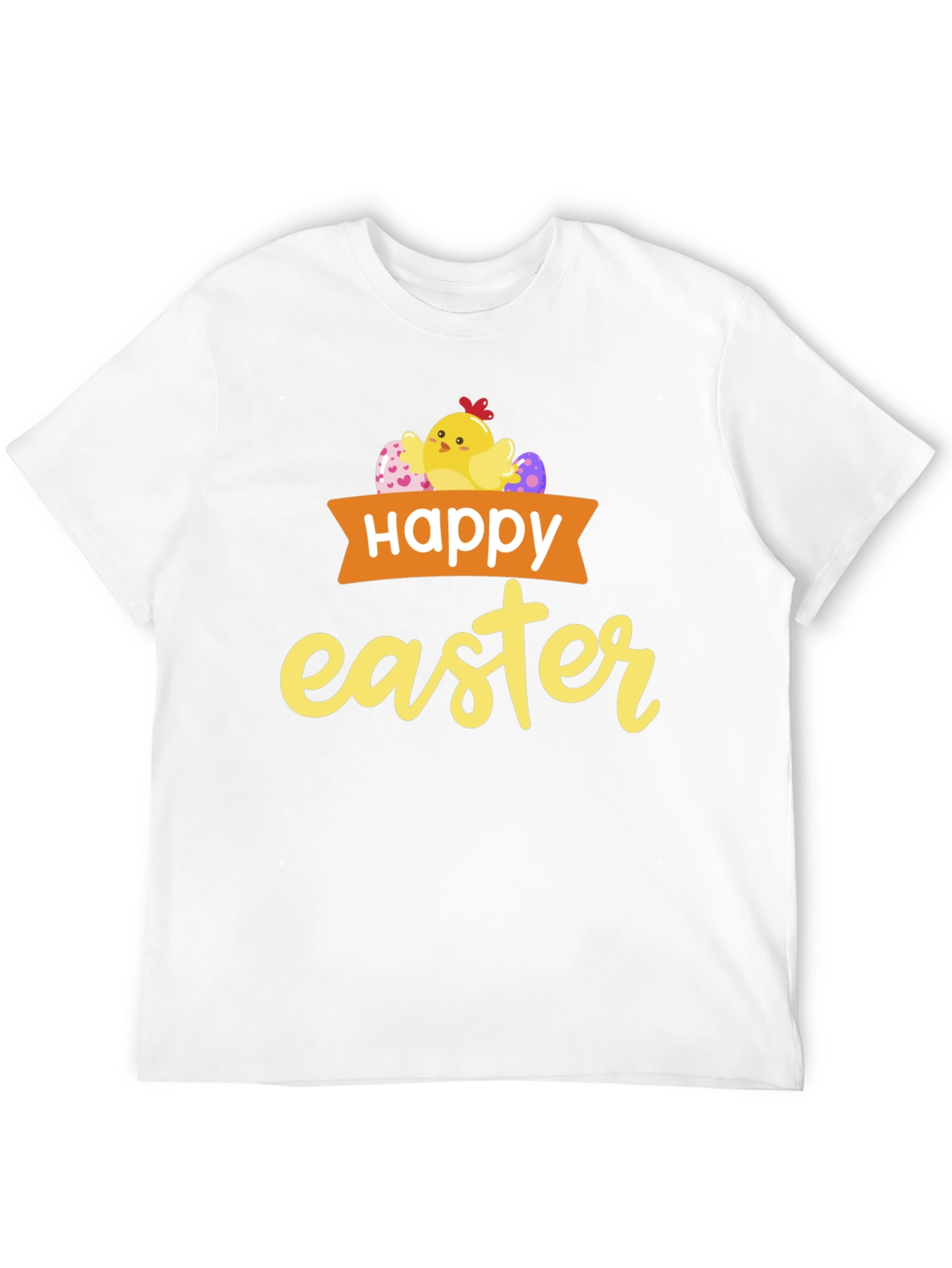 Happy Easter T-Shirt with Chick & Eggs