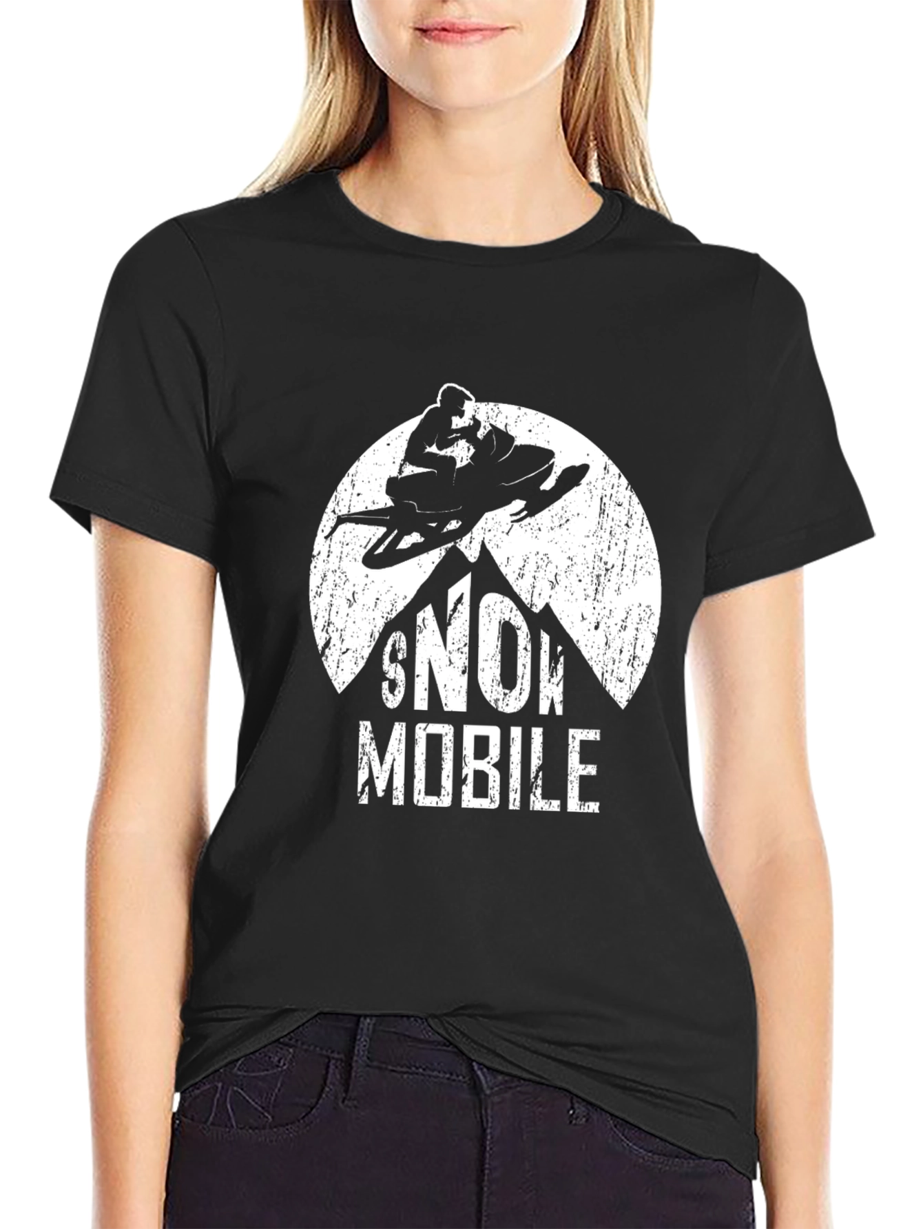 Snowmobile Graphic T-Shirt - Adventure Ready!