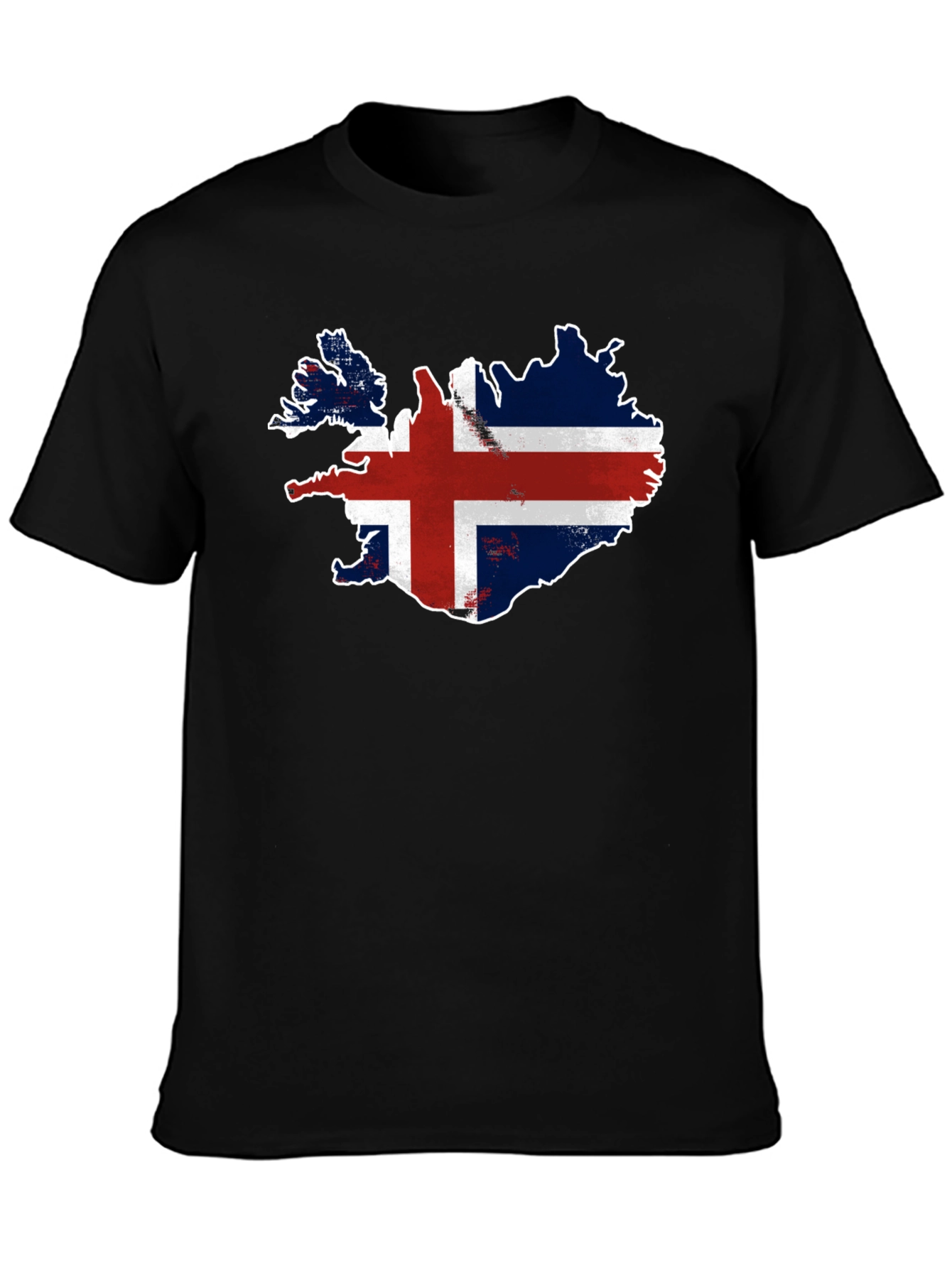 Iceland Flag Map T-Shirt - Patriotic Pride