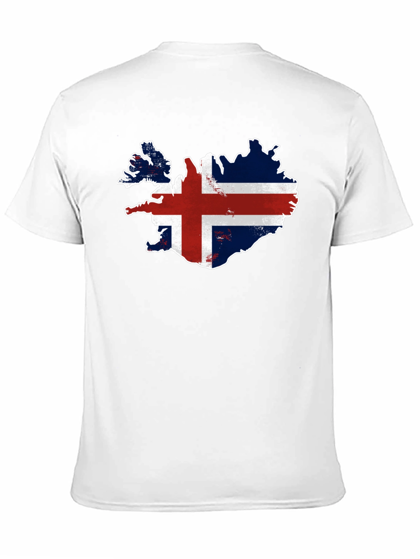 Iceland Flag Map T-Shirt - Patriotic Pride