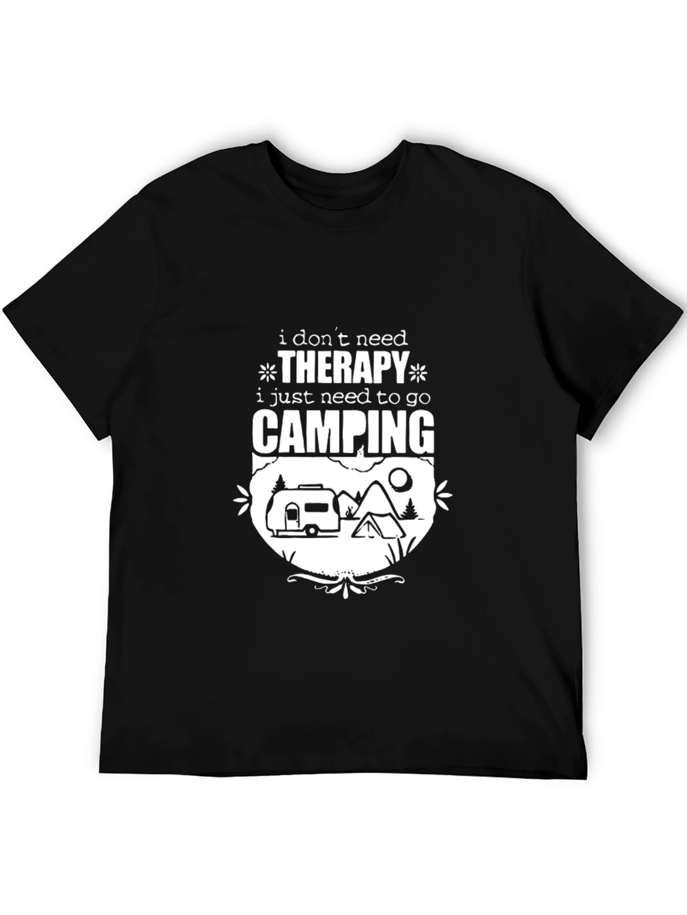 Camping Therapy T-Shirt - Outdoor Adventure Tee