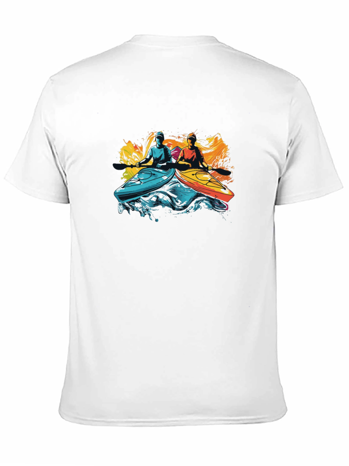 Kayaking Adventure Black T-Shirt