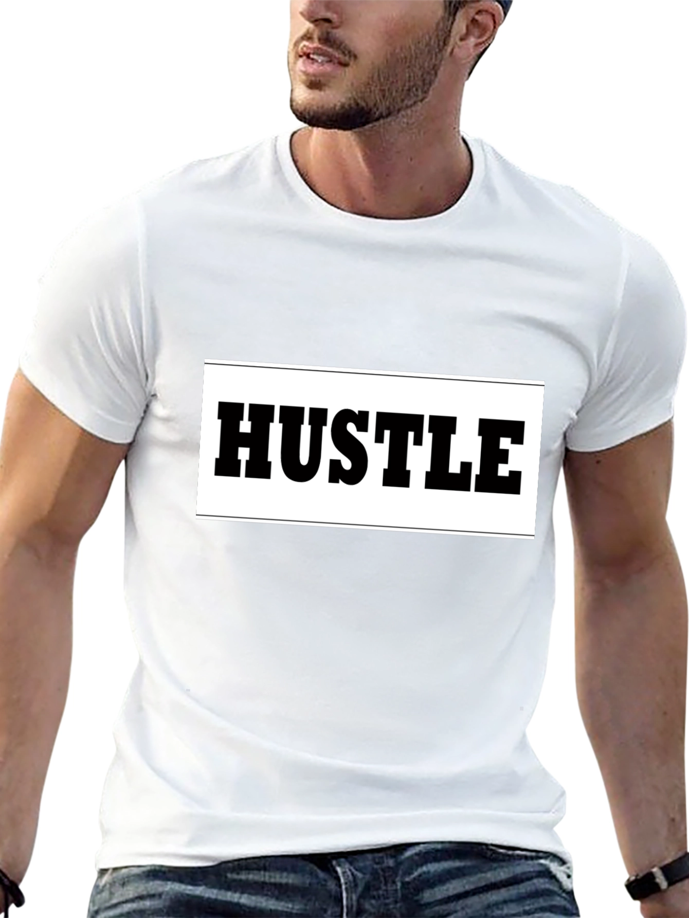 Hustle Graphic Print Mens T-Shirt