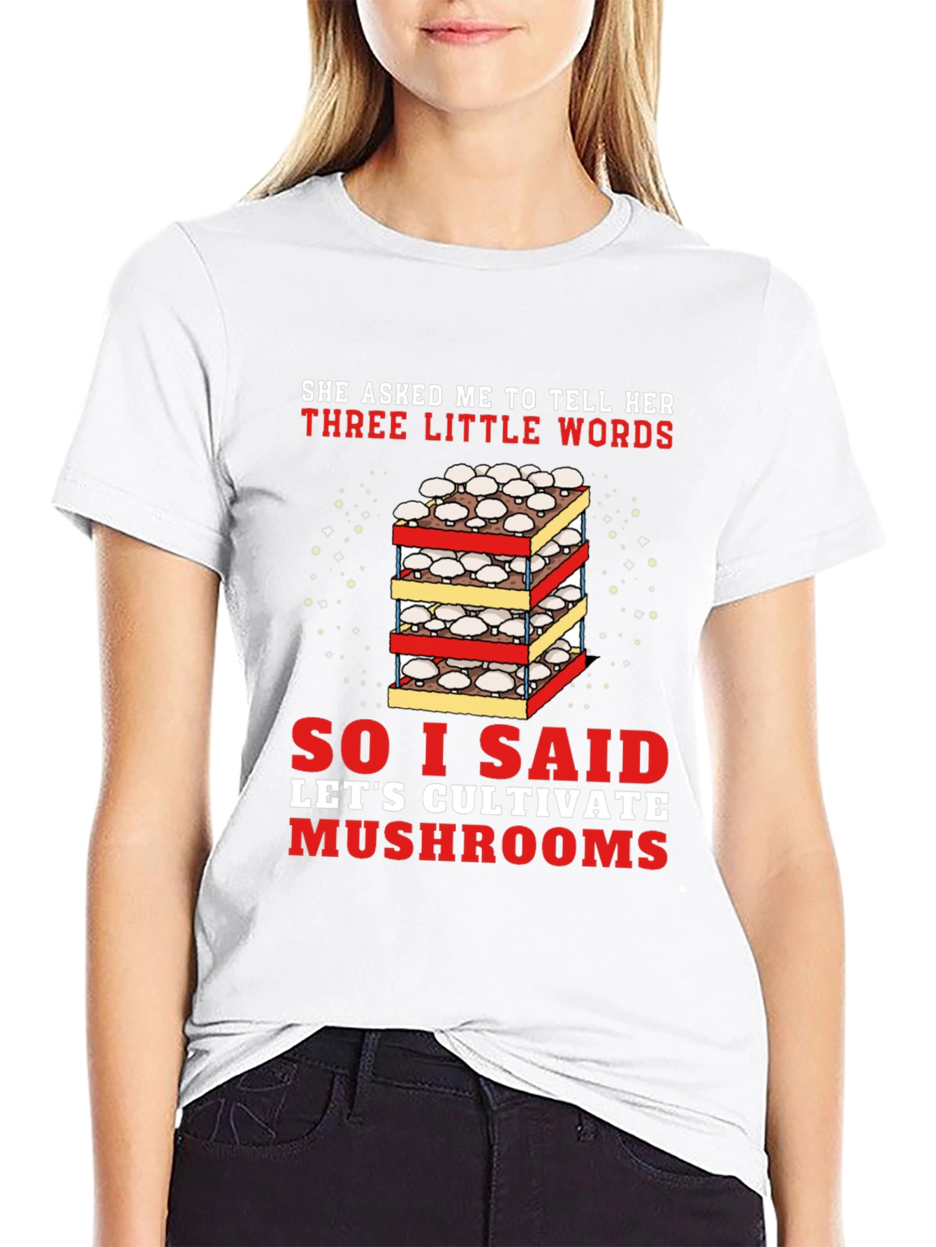 Cultivate Mushrooms Graphic T-Shirt