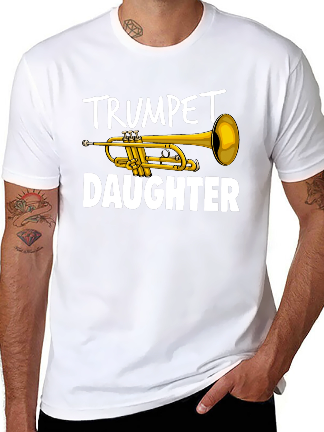 Trumpet Daughter Graphic T-Shirt