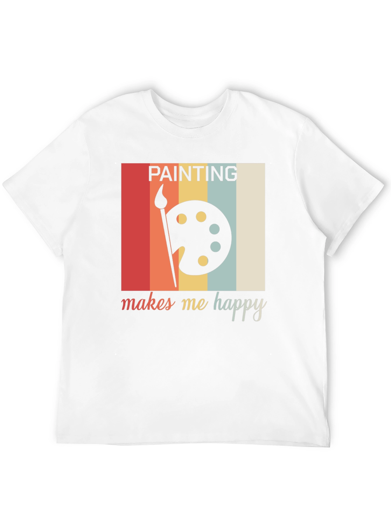 Painting Makes Me Happy Graphic Tee