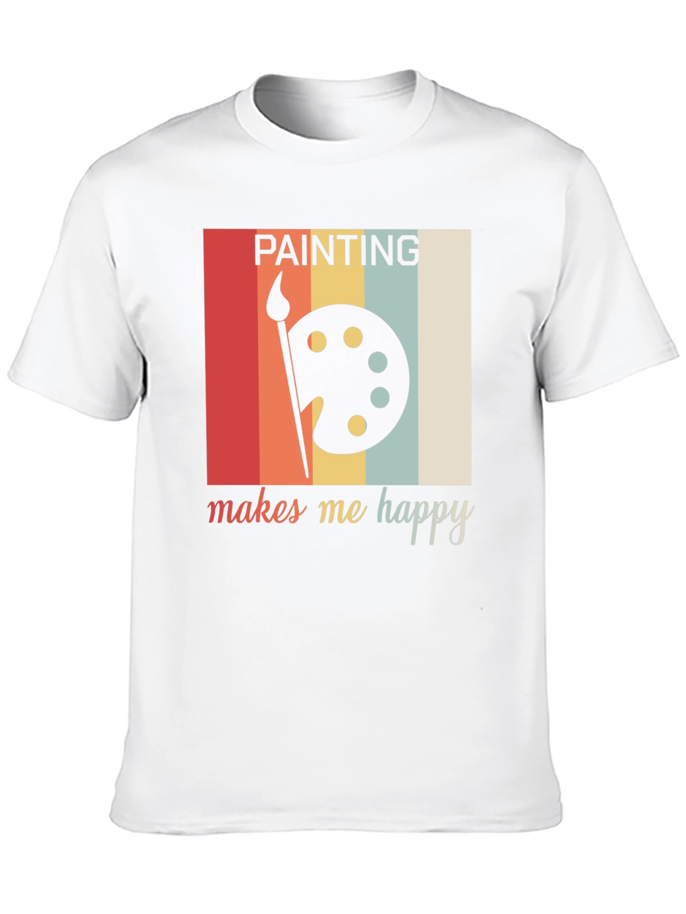 Painting Makes Me Happy Graphic Tee
