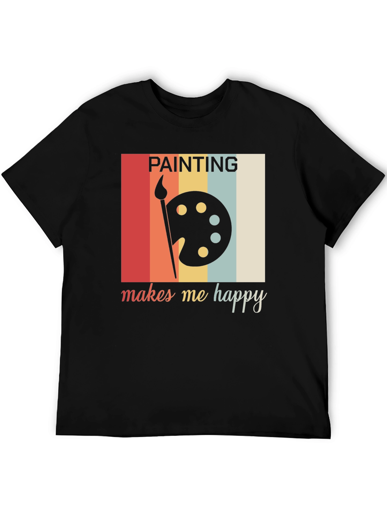 Painting Makes Me Happy Graphic Tee