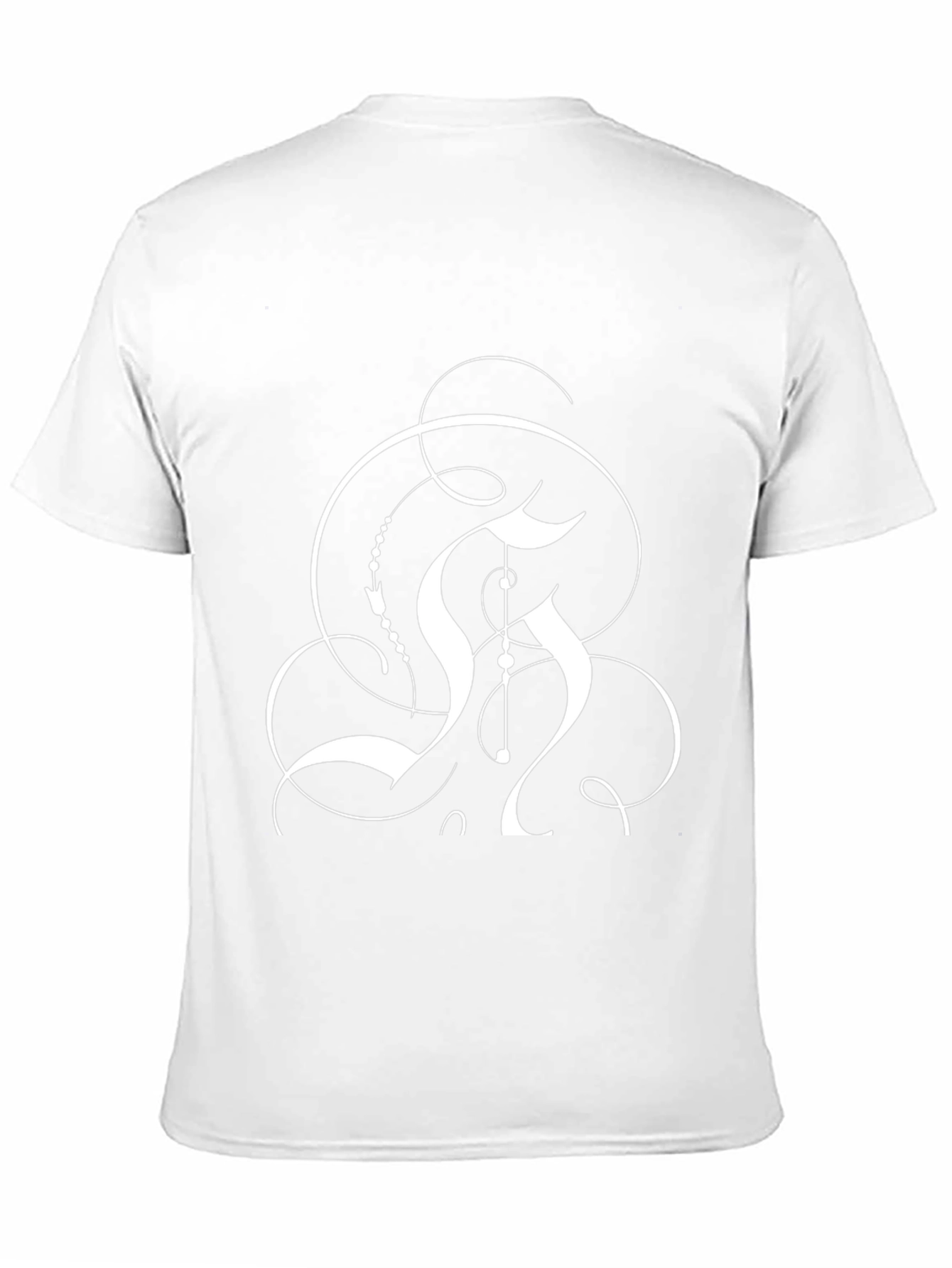 Abstract Graphic Black T-Shirt - Modern Style