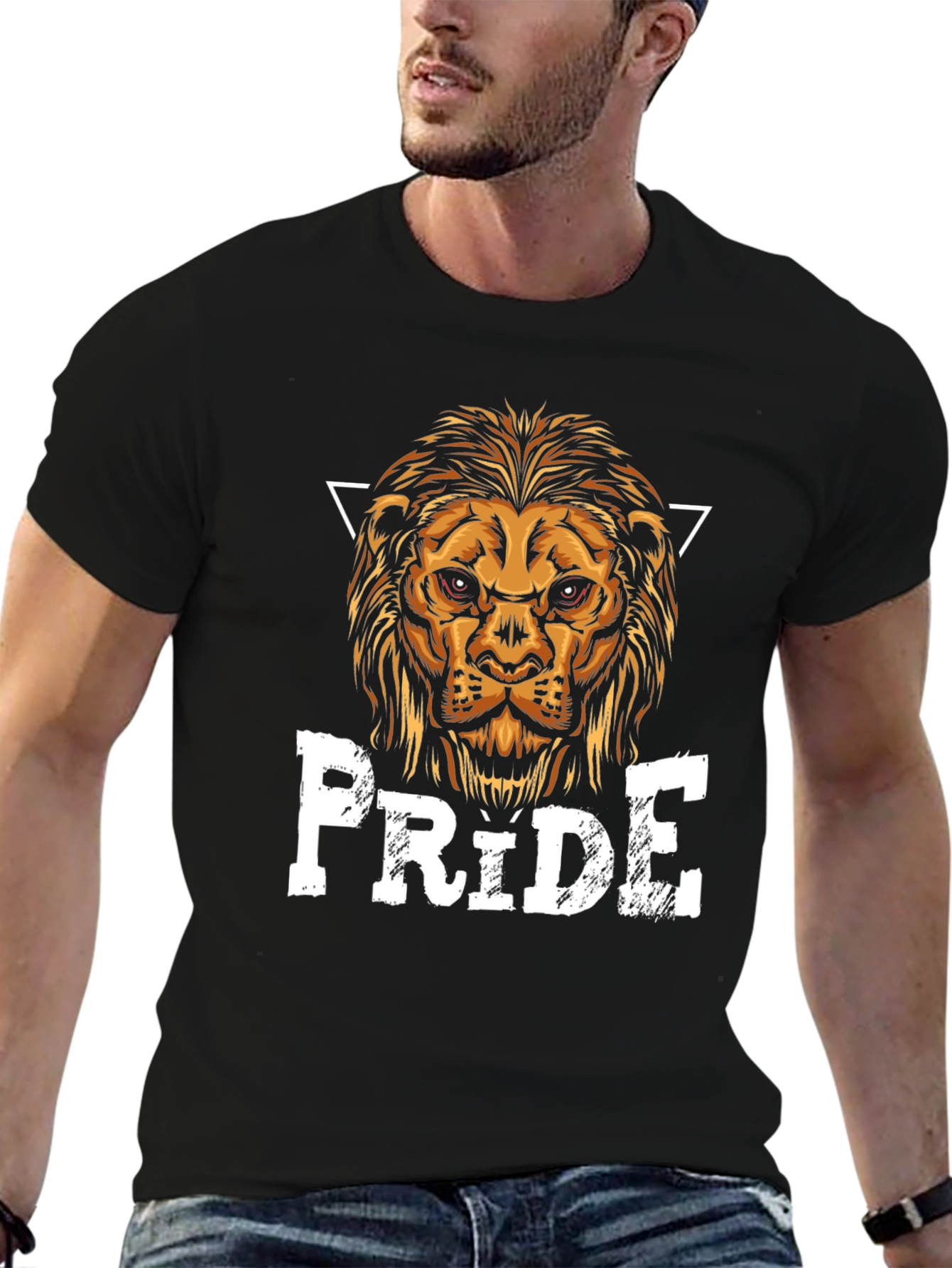 Pride Lion Graphic T-Shirt - Unisex Cotton Tee