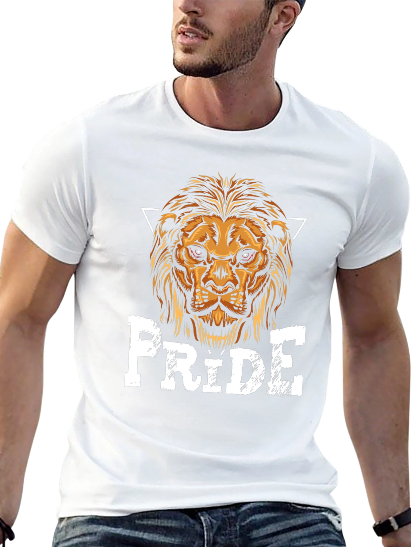 Pride Lion Graphic T-Shirt - Unisex Cotton Tee