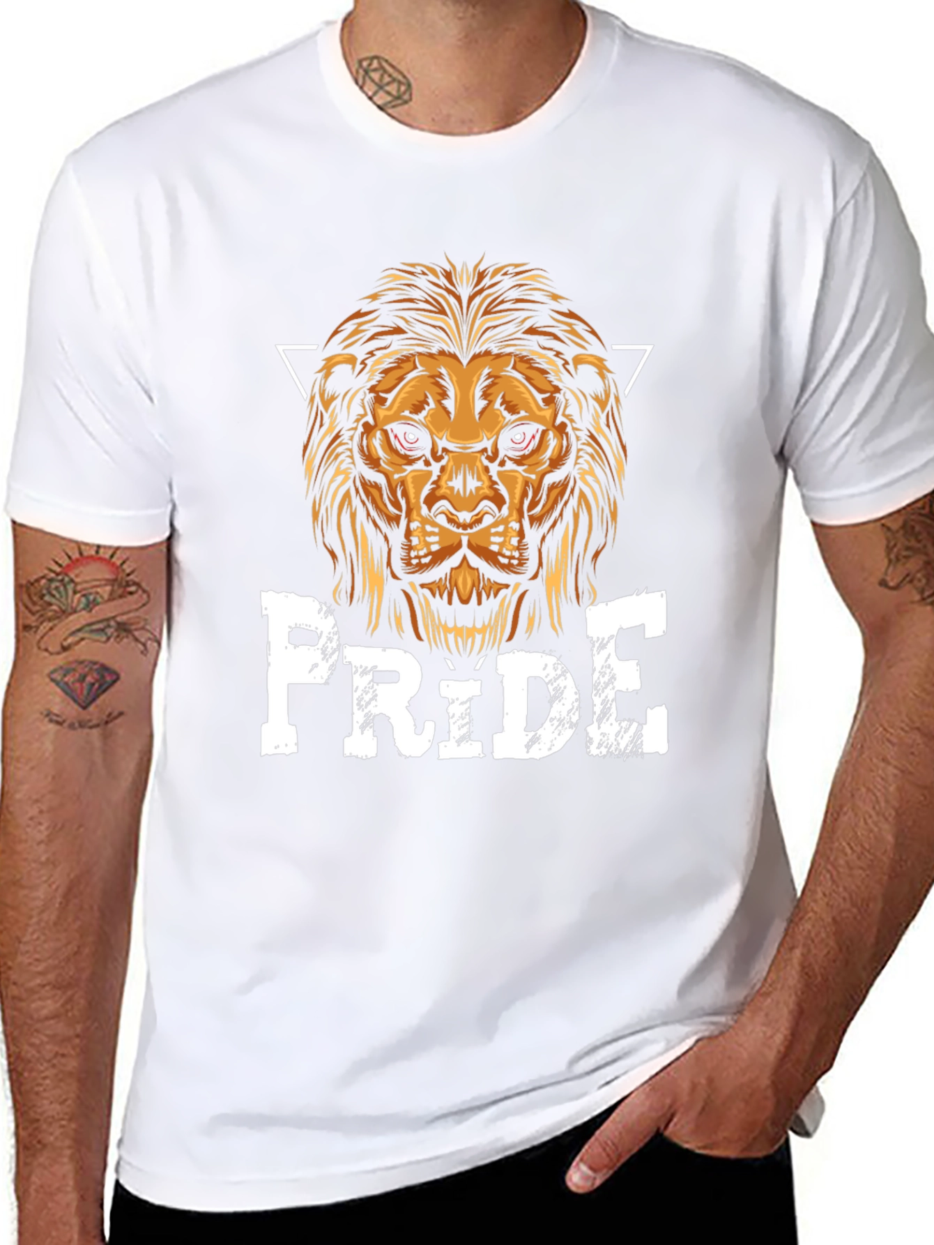 Pride Lion Graphic T-Shirt - Unisex Cotton Tee