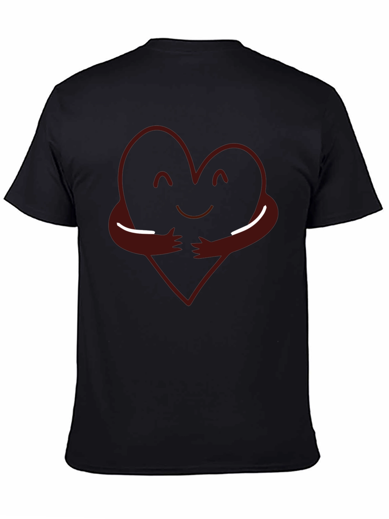 Heart Hug Graphic T-Shirt - Soft Cotton Blend Tee