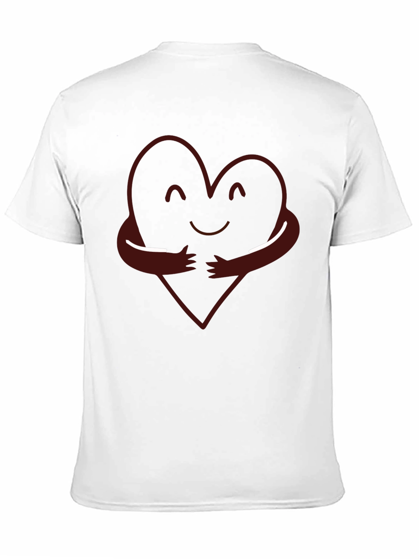 Heart Hug Graphic T-Shirt - Soft Cotton Blend Tee