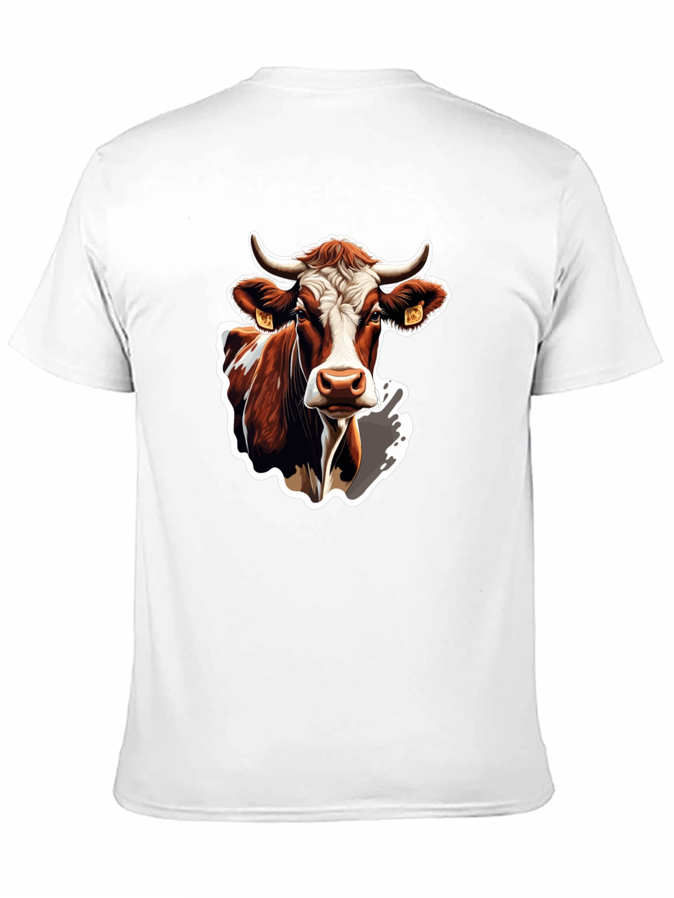 Cow Graphic Black T-Shirt