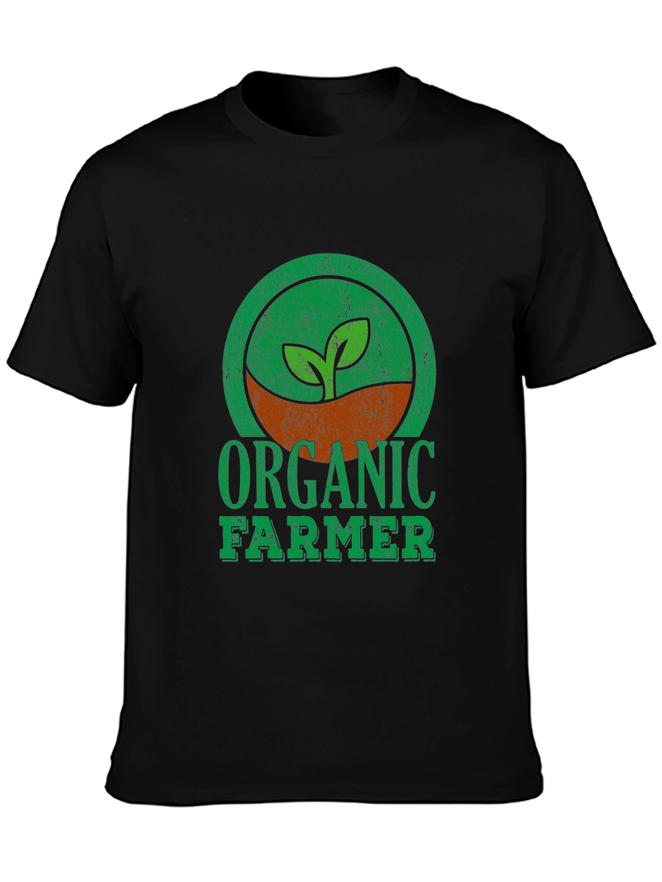 Organic Farmer Graphic T-Shirt - Eco-Friendly Cotton