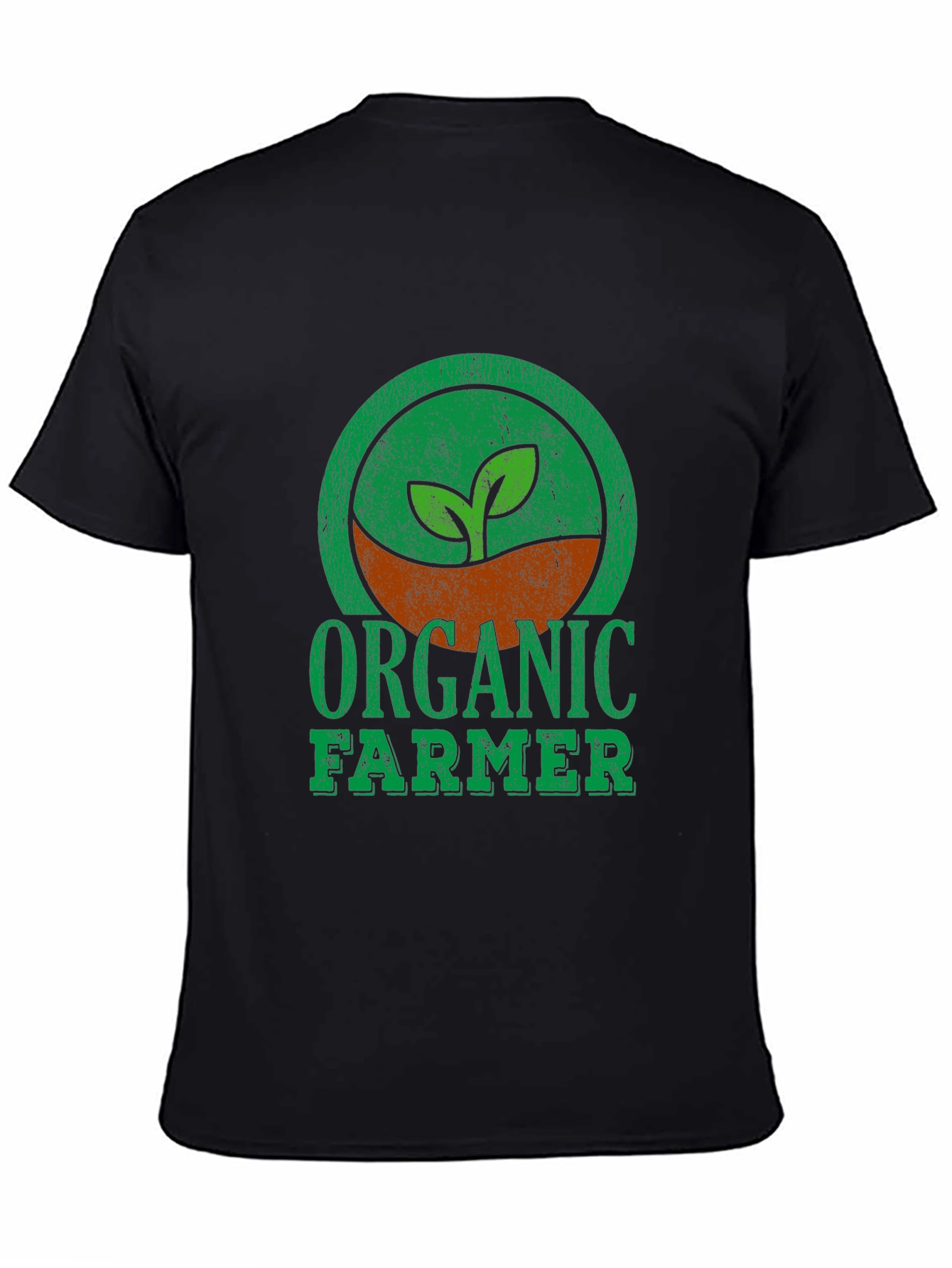 Organic Farmer Graphic T-Shirt - Eco-Friendly Cotton
