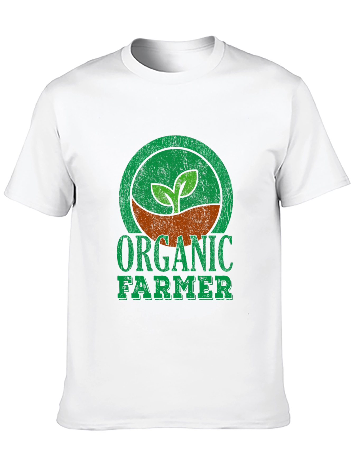 Organic Farmer Graphic T-Shirt - Eco-Friendly Cotton