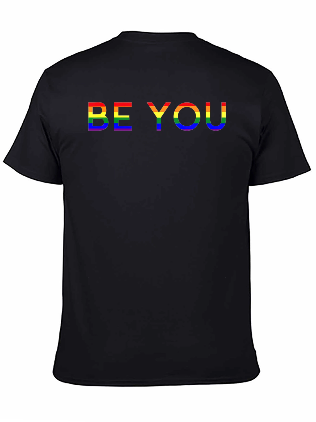 Be You Rainbow Pride T-Shirt - Black LGBTQ Tee