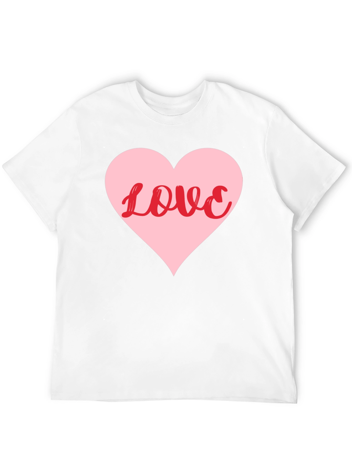 Love Heart Graphic Tee - Stylish Black T-Shirt