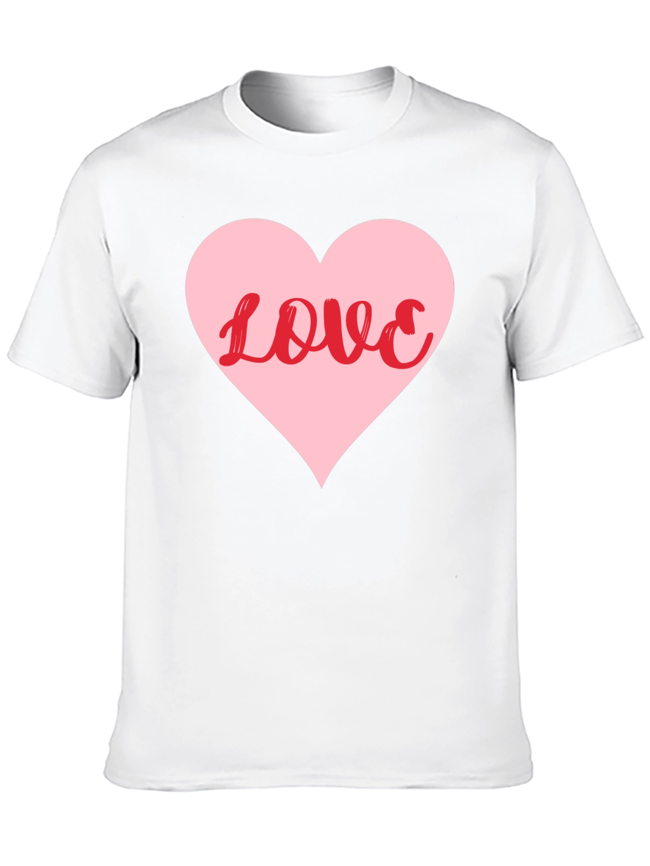 Love Heart Graphic Tee - Stylish Black T-Shirt