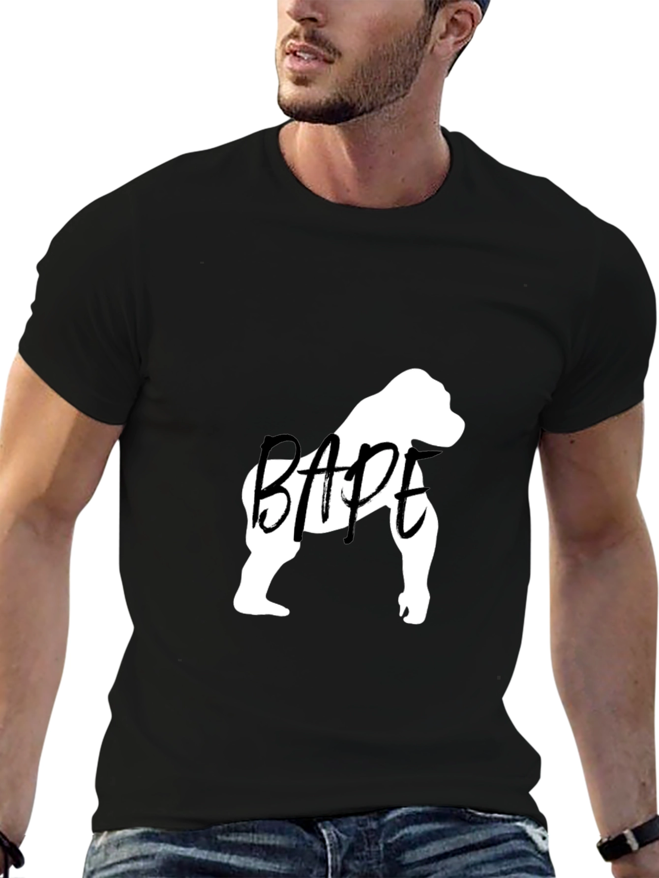 BAPE Gorilla Graphic Black T-Shirt