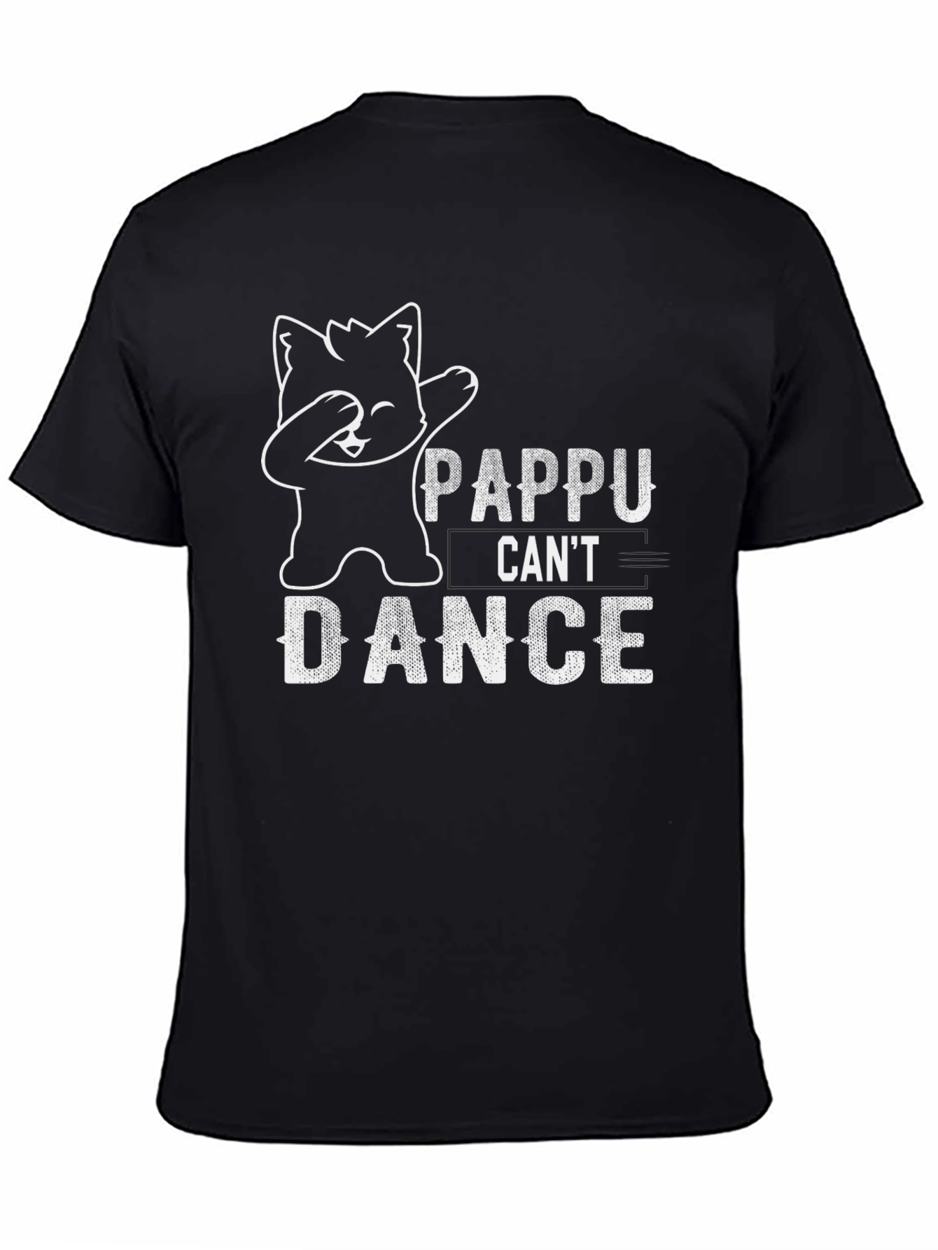 Pappu Cant Dance Black Graphic Tee