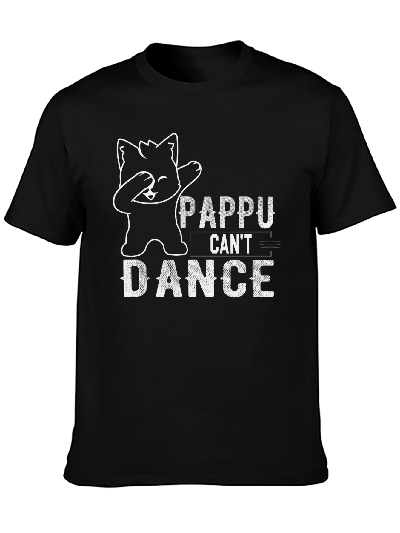 Pappu Cant Dance Black Graphic Tee