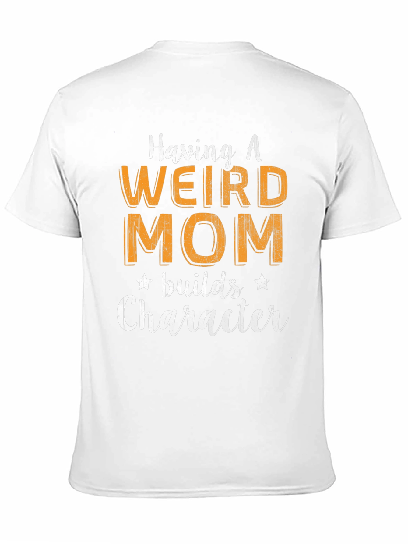 Weird Mom Builds Character Graphic T-Shirt