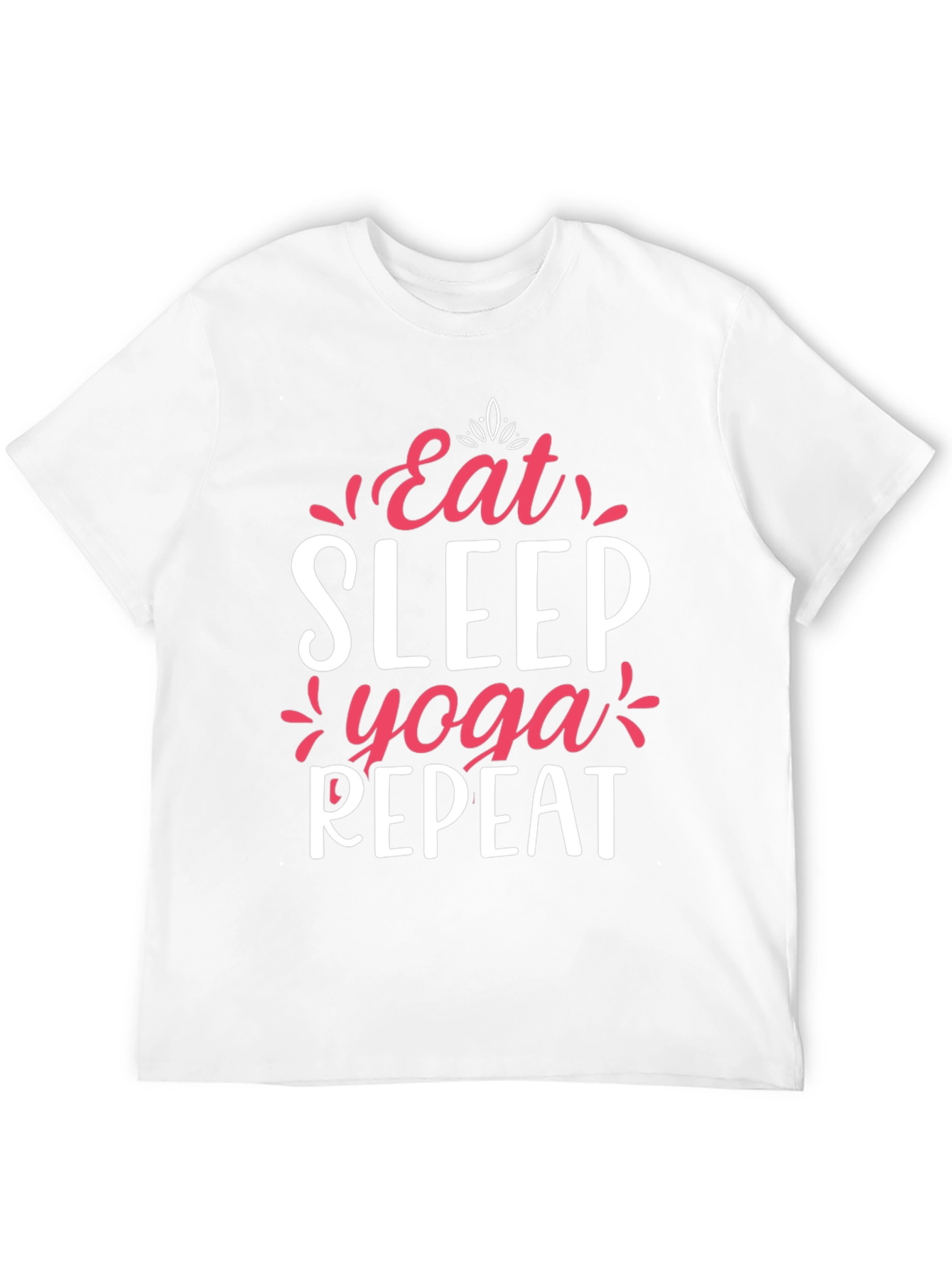 Eat Sleep Yoga Repeat Graphic Tee