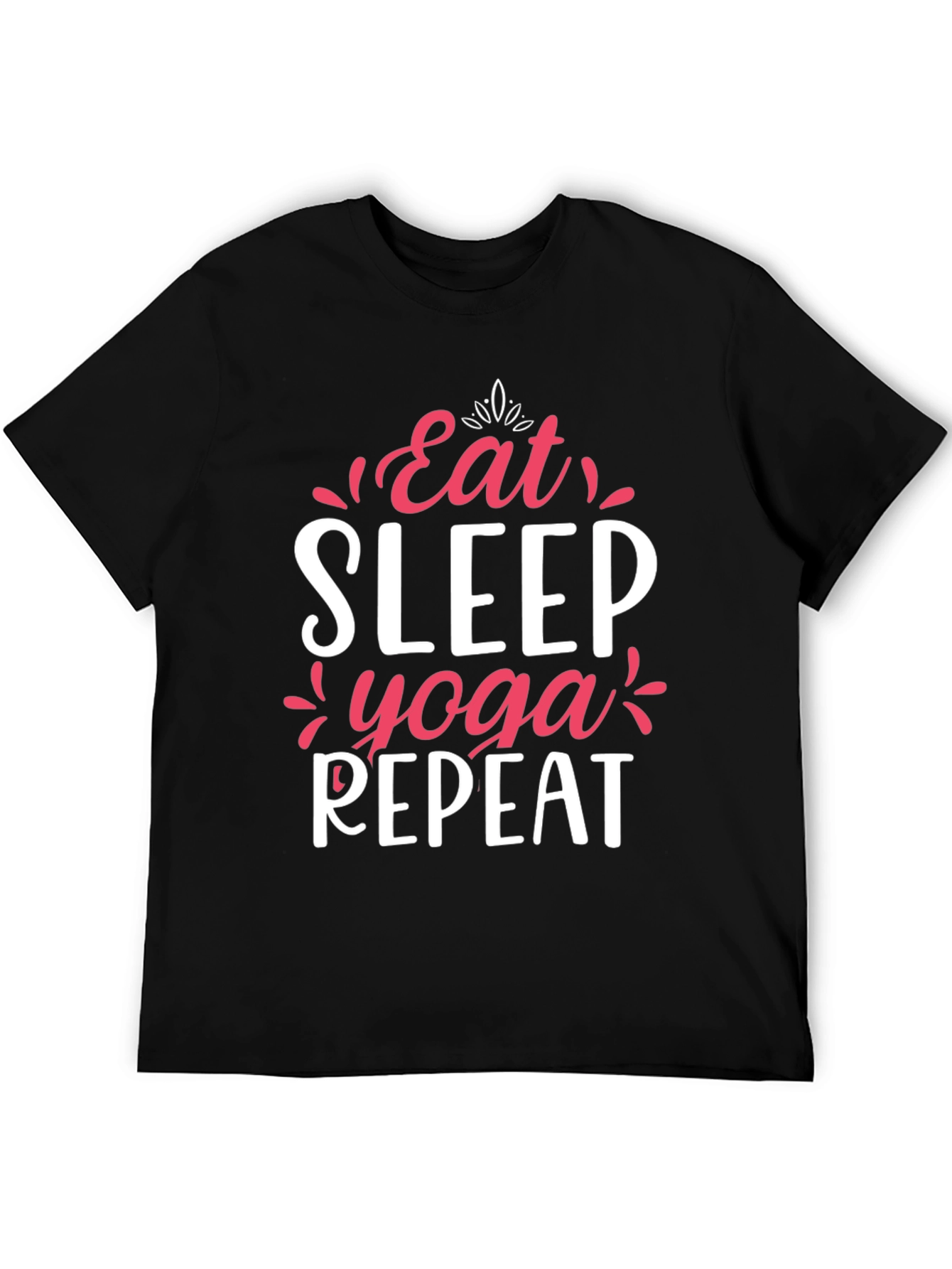 Eat Sleep Yoga Repeat Graphic Tee