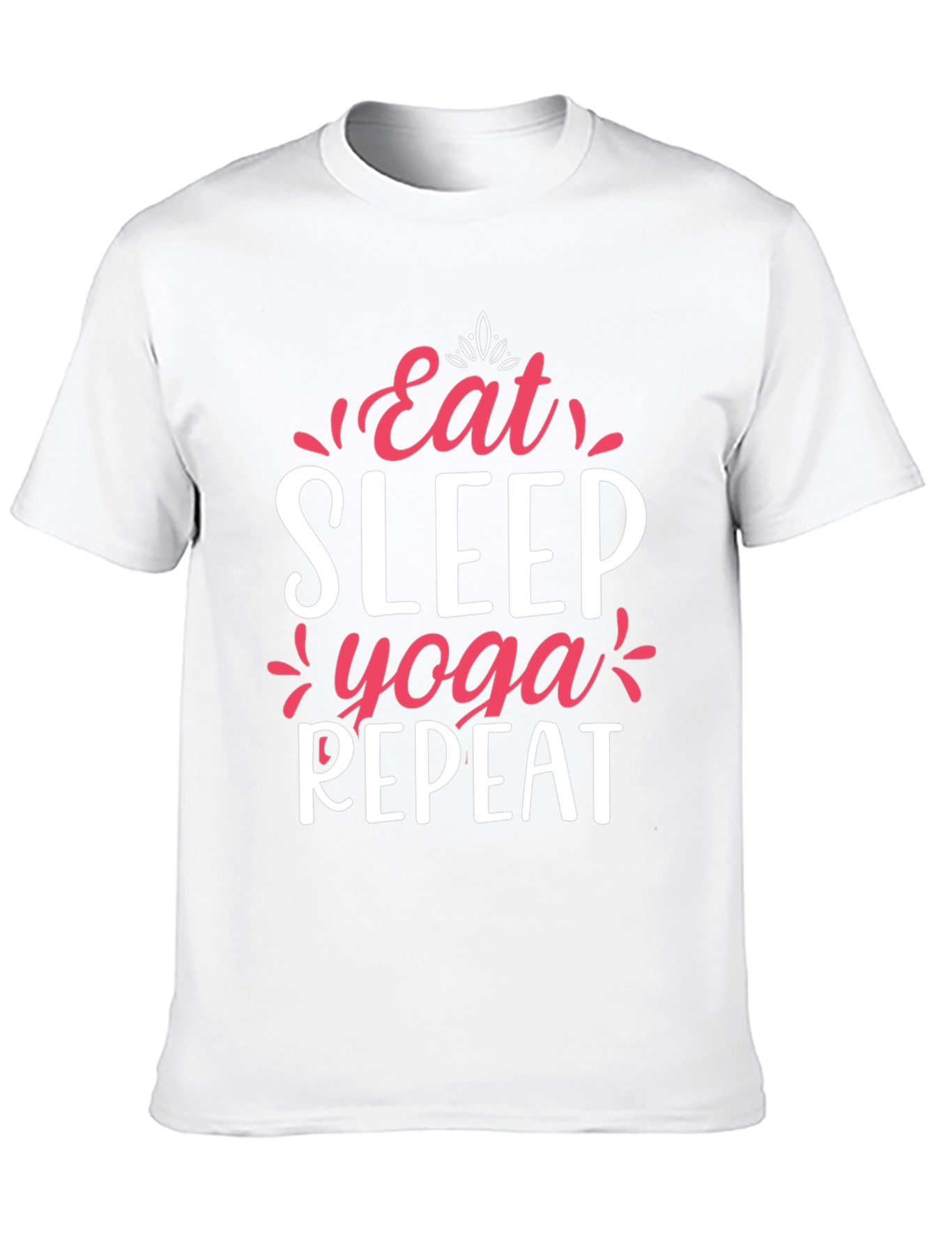 Eat Sleep Yoga Repeat Graphic Tee