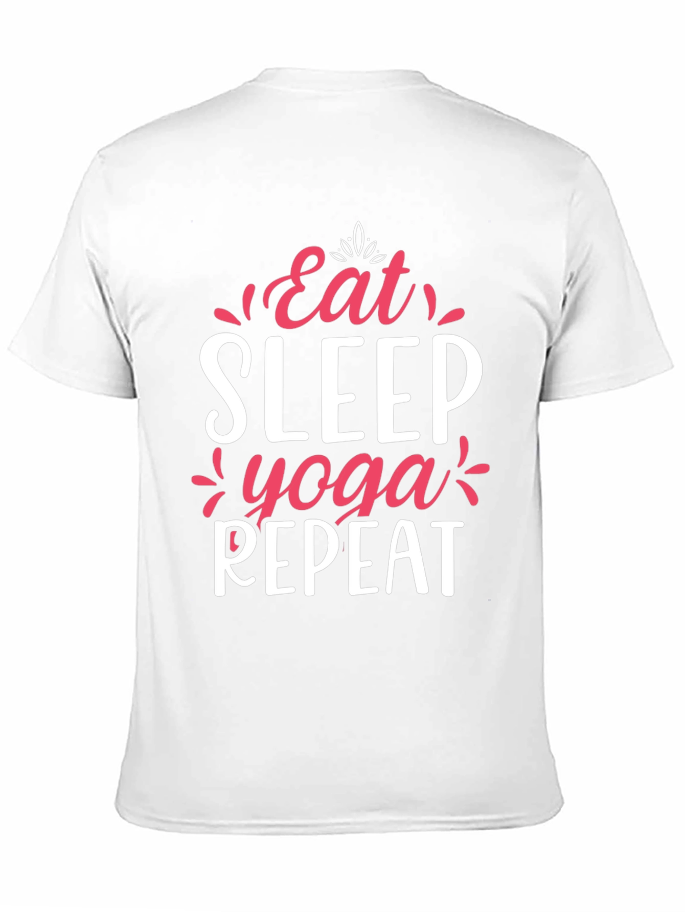 Eat Sleep Yoga Repeat Graphic Tee