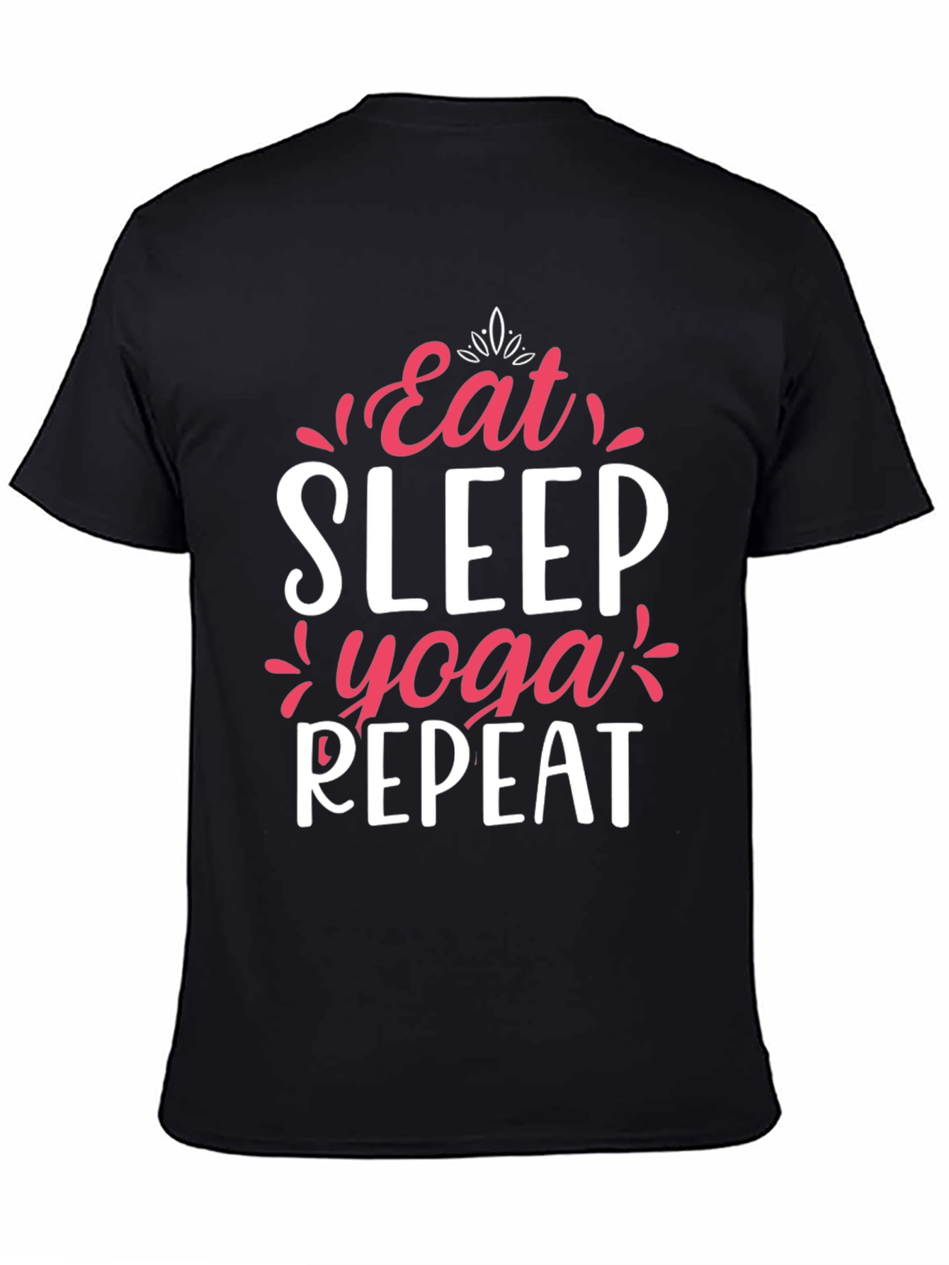 Eat Sleep Yoga Repeat Graphic Tee