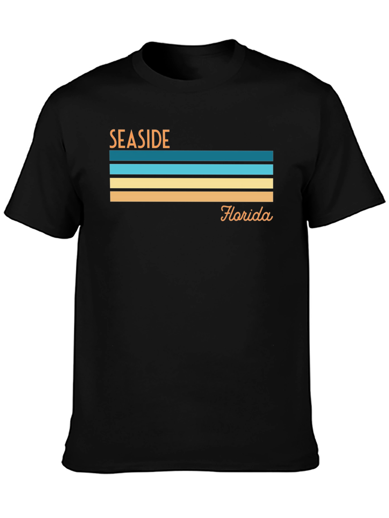 Seaside Florida Retro Graphic T-Shirt