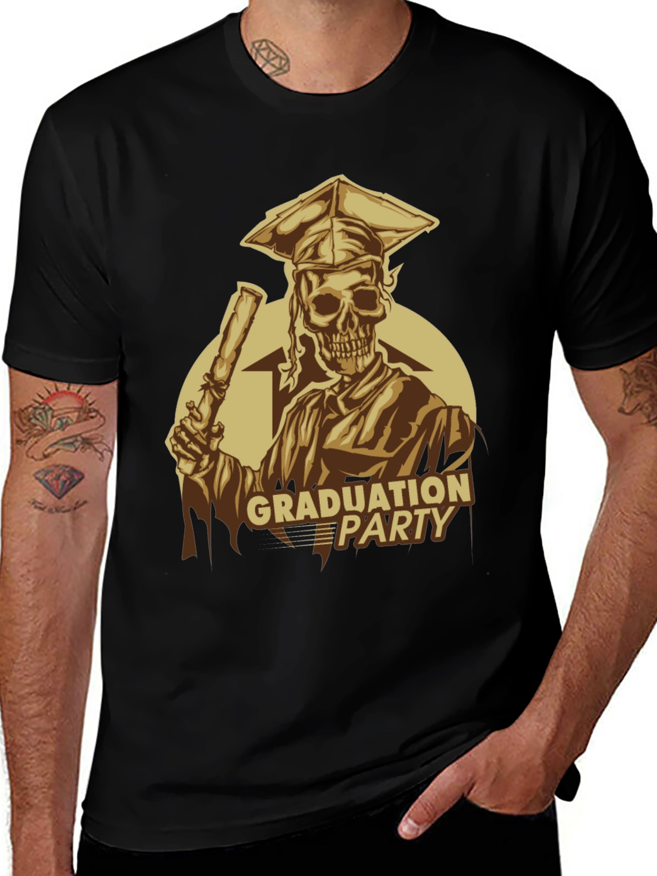 Graduation Party Skeleton T-Shirt