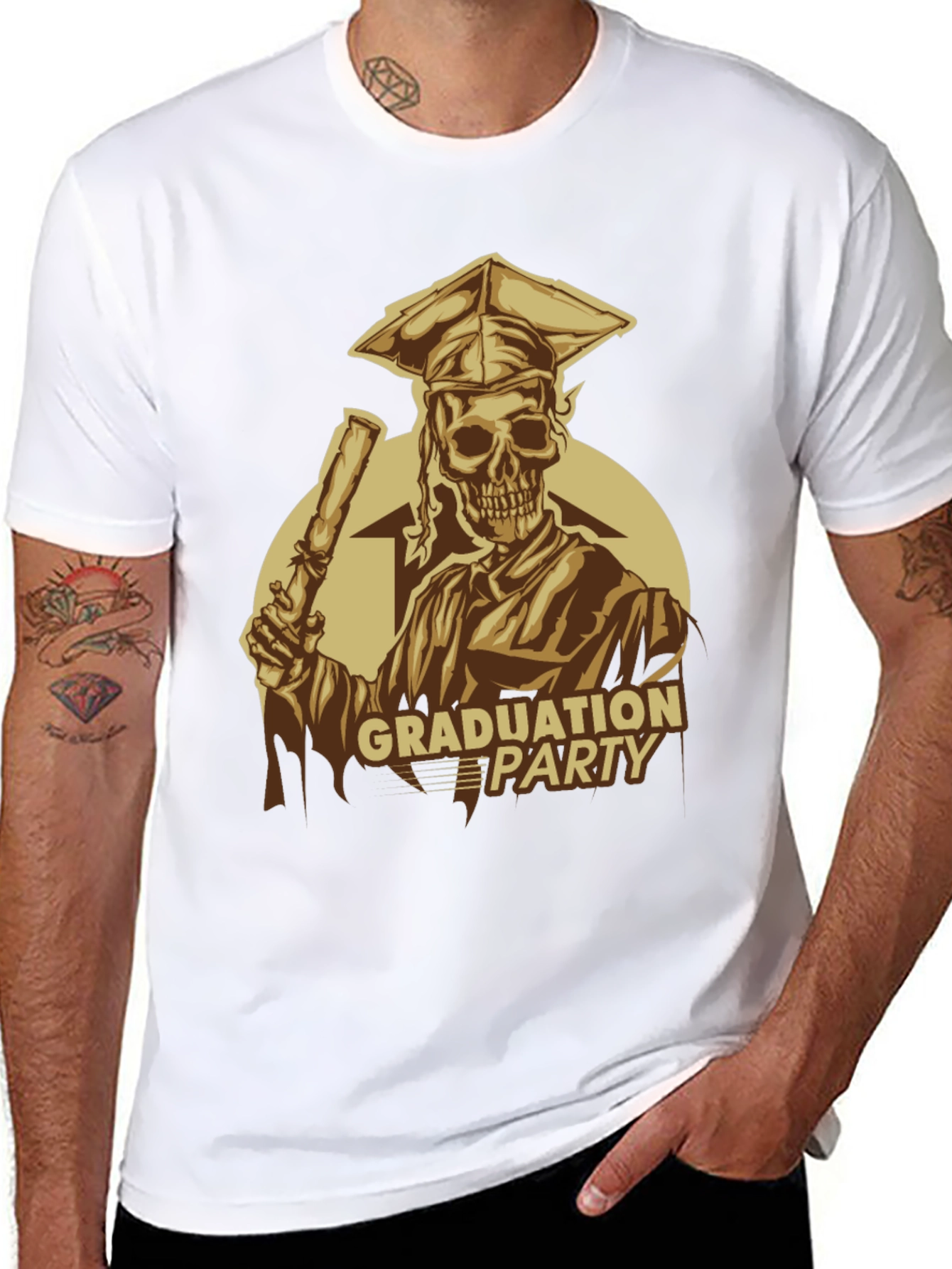 Graduation Party Skeleton T-Shirt